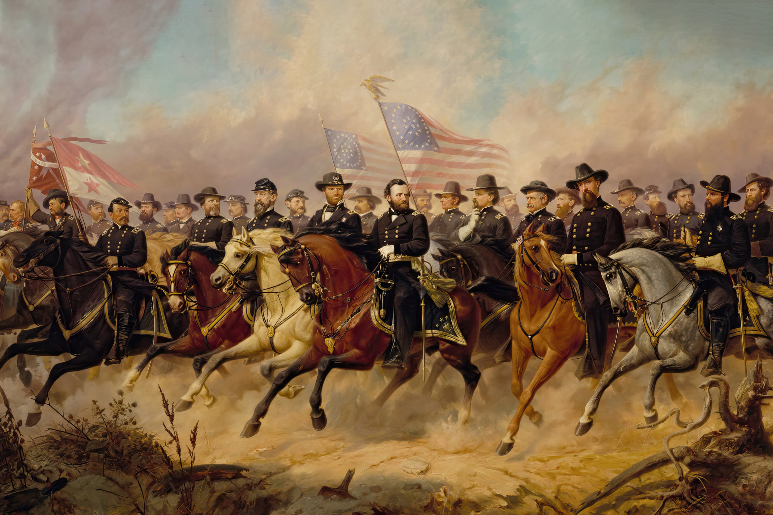 Grant and His Generals (Painting)