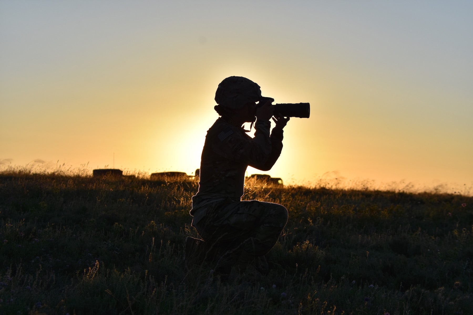 Battlefield Fallujah: Image Rights - Image of Military Photographer with camera