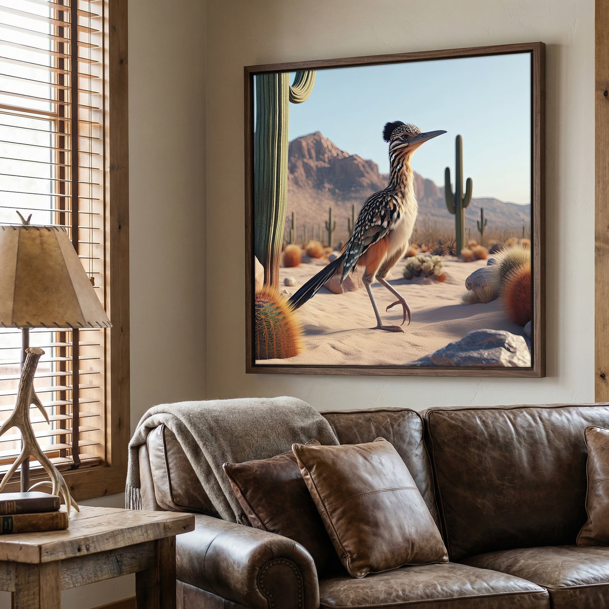 Roadrunner: Western Desert Wildlife Art Print