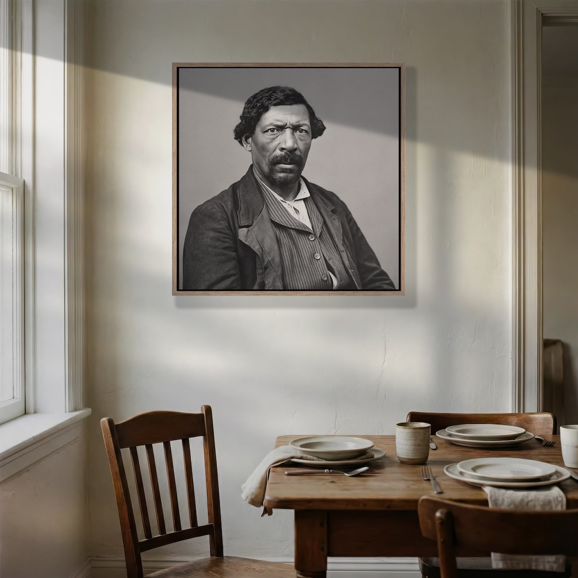 Frontiersman James Beckwourth: Vintage Old West Black & White Photograph (Art Print)