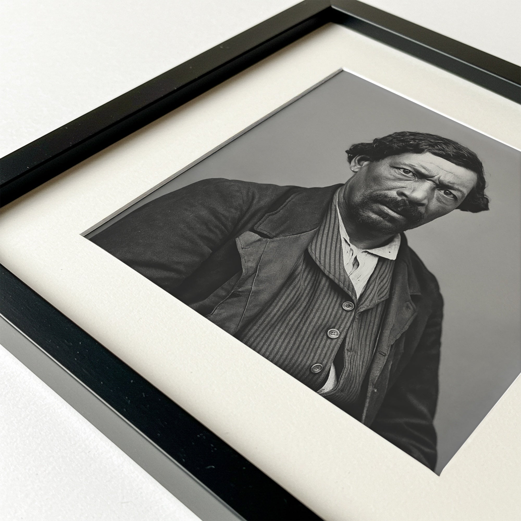 Frontiersman James Beckwourth: Vintage Old West Black & White Photograph (Art Print)