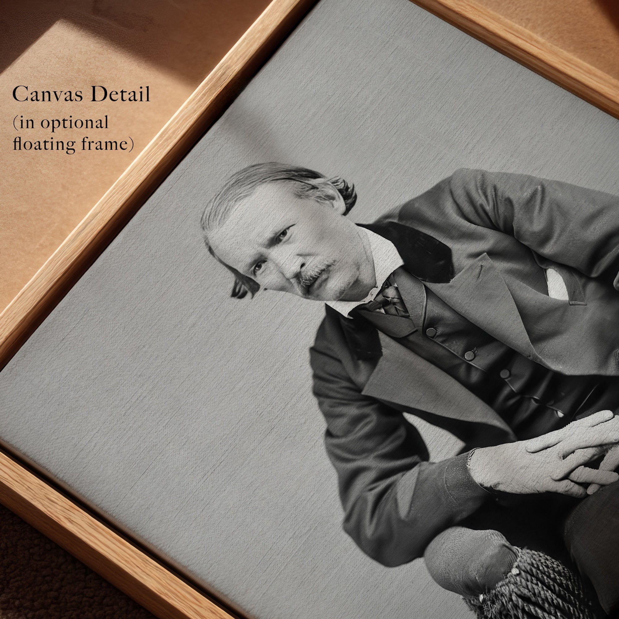 Frontiersman Kit Carson: Vintage Old West Black & White Photograph (Art Print)