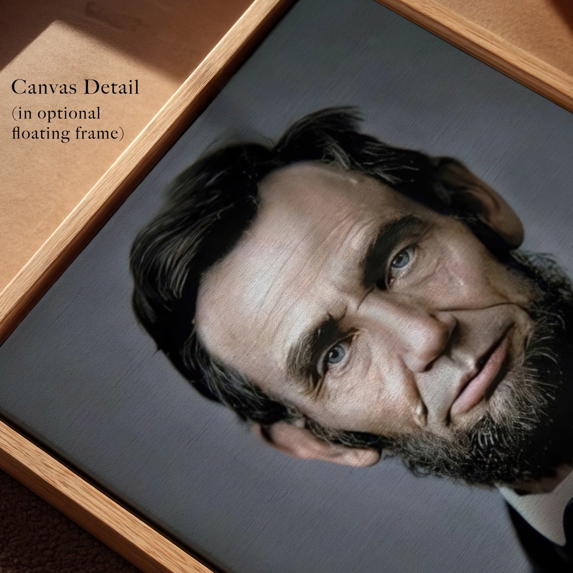 President Abraham Lincoln Portrait: Colorized Vintage Civil War Era Photograph (Art Print)