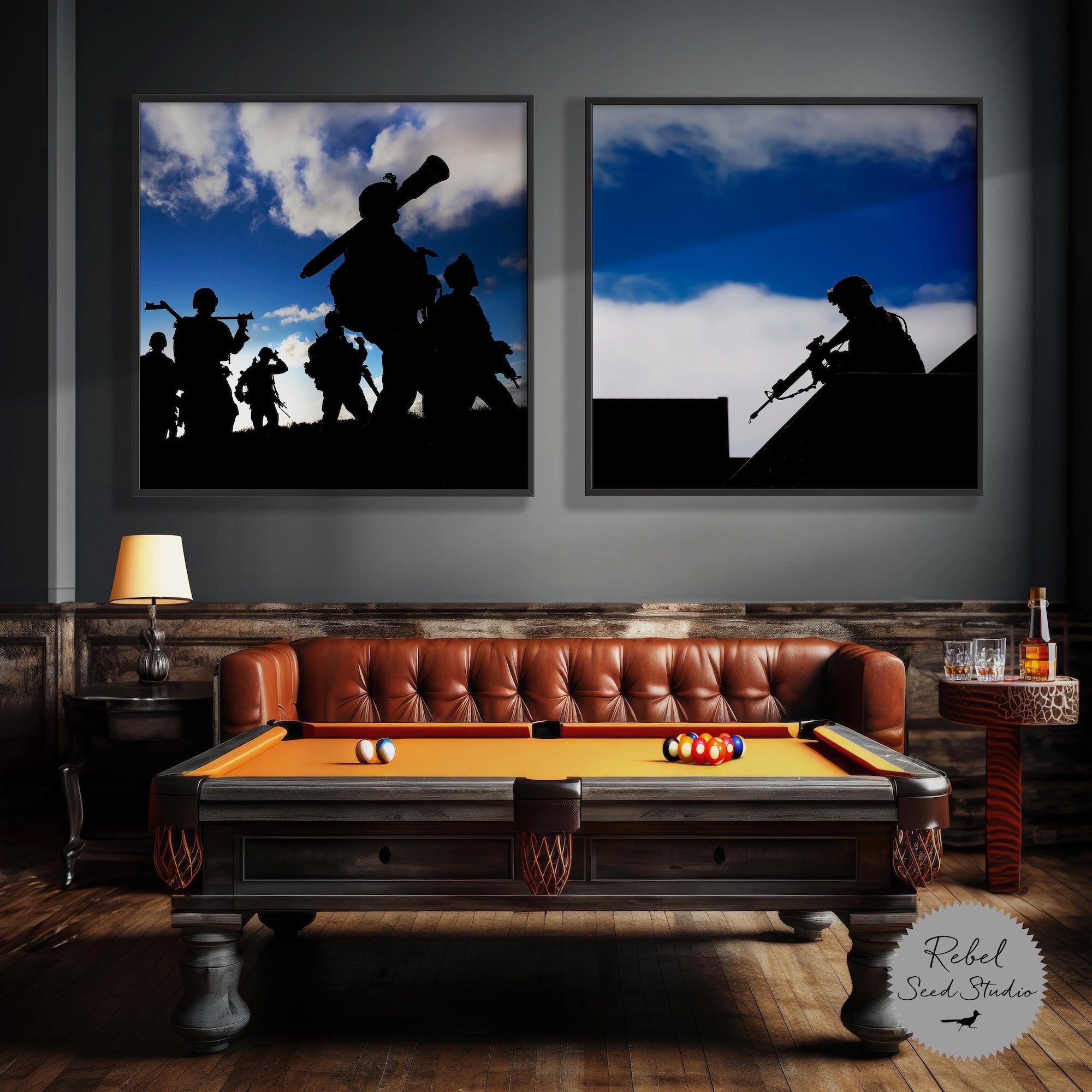 Marine Corps Mortarmen & Rooftop Rifleman | Military Photography Bundle | Black & White and Color (Digital Download | Ready-to-Print Art)