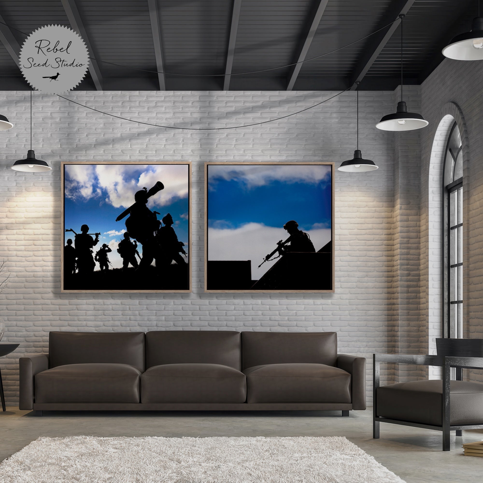 Marine Corps Mortarmen & Rooftop Rifleman | Military Photography Bundle | Black & White and Color (Digital Download | Ready-to-Print Art)