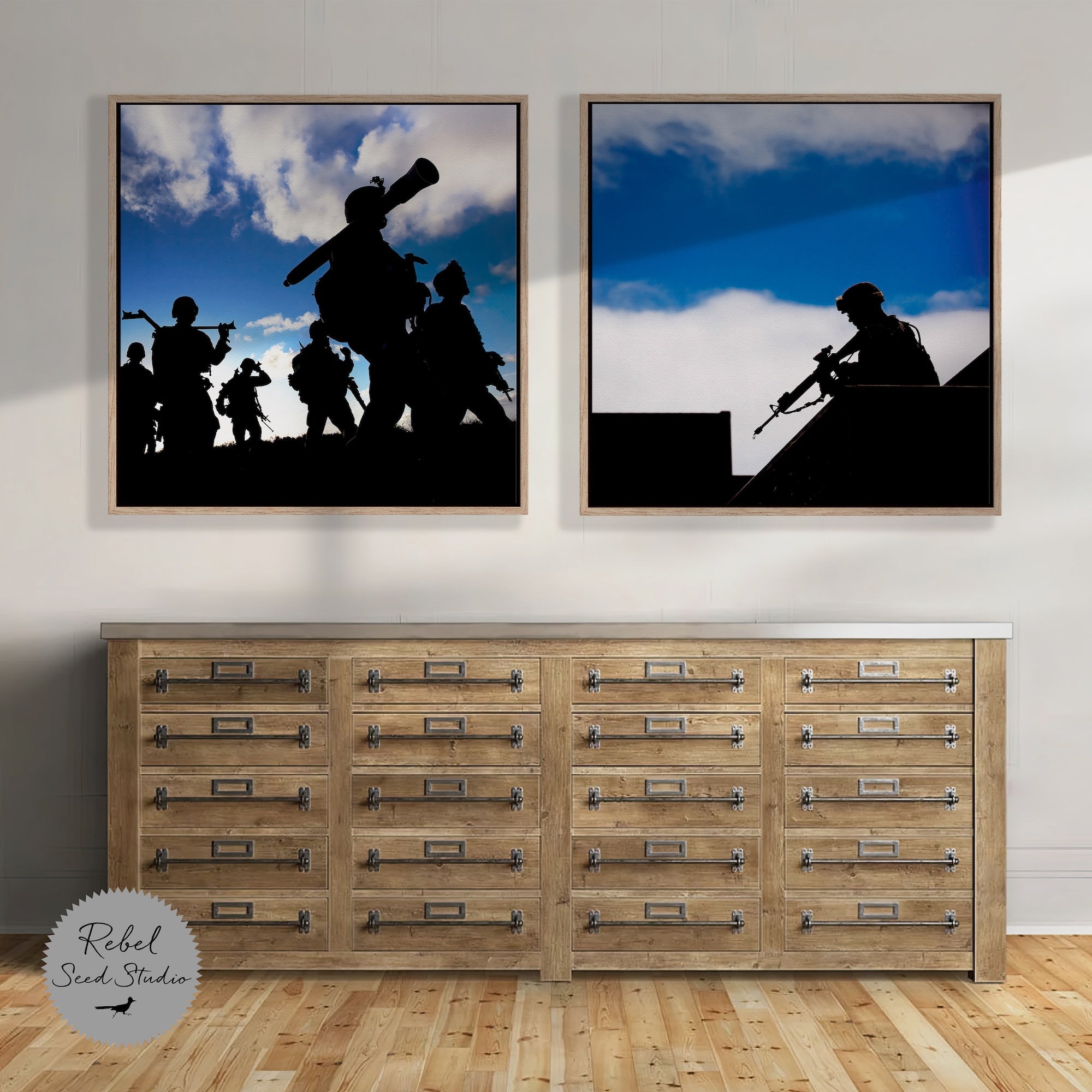 Marine Corps Mortarmen & Rooftop Rifleman | Military Photography Bundle | Black & White and Color (Digital Download | Ready-to-Print Art)