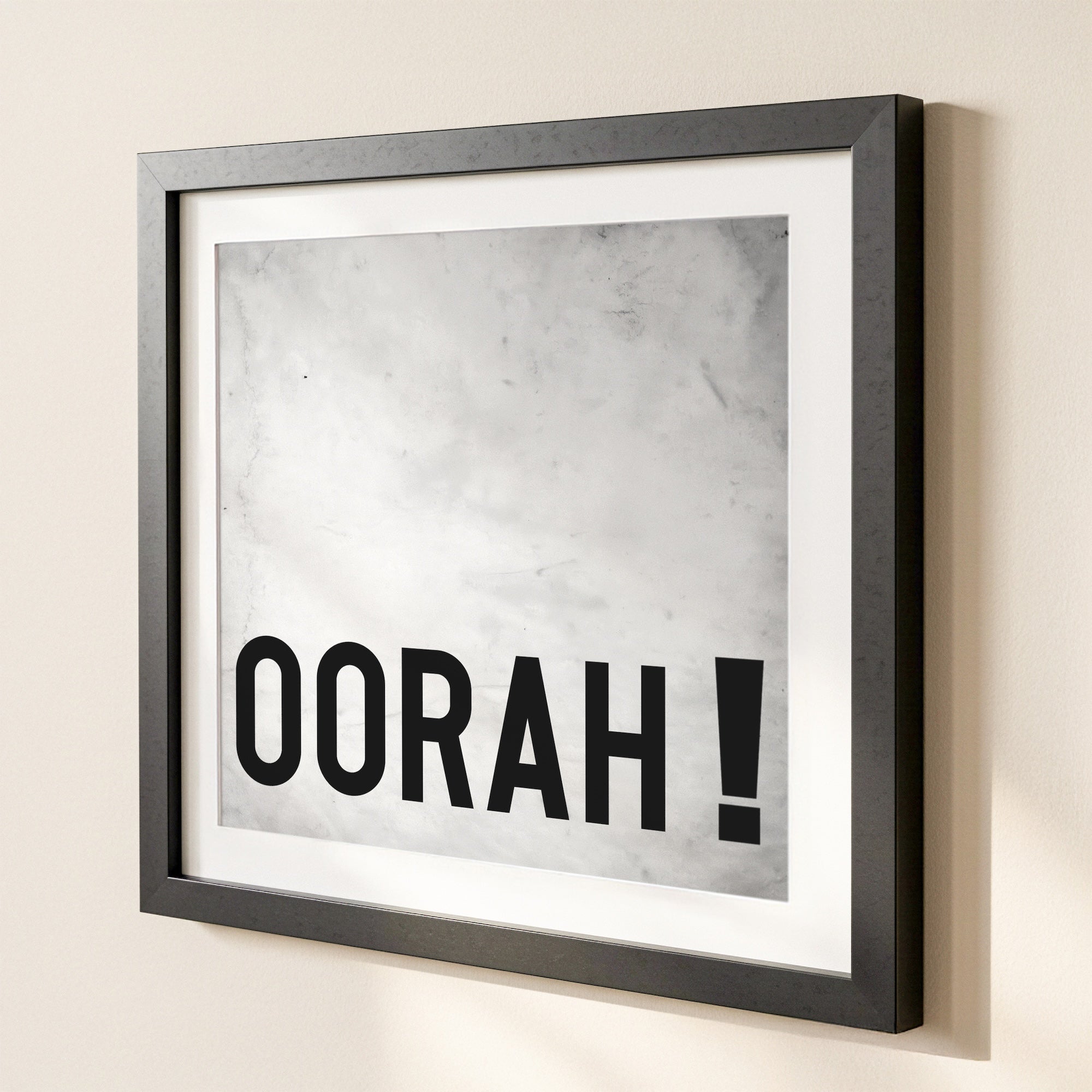 Oorah! - Marine Corps Military Art Print