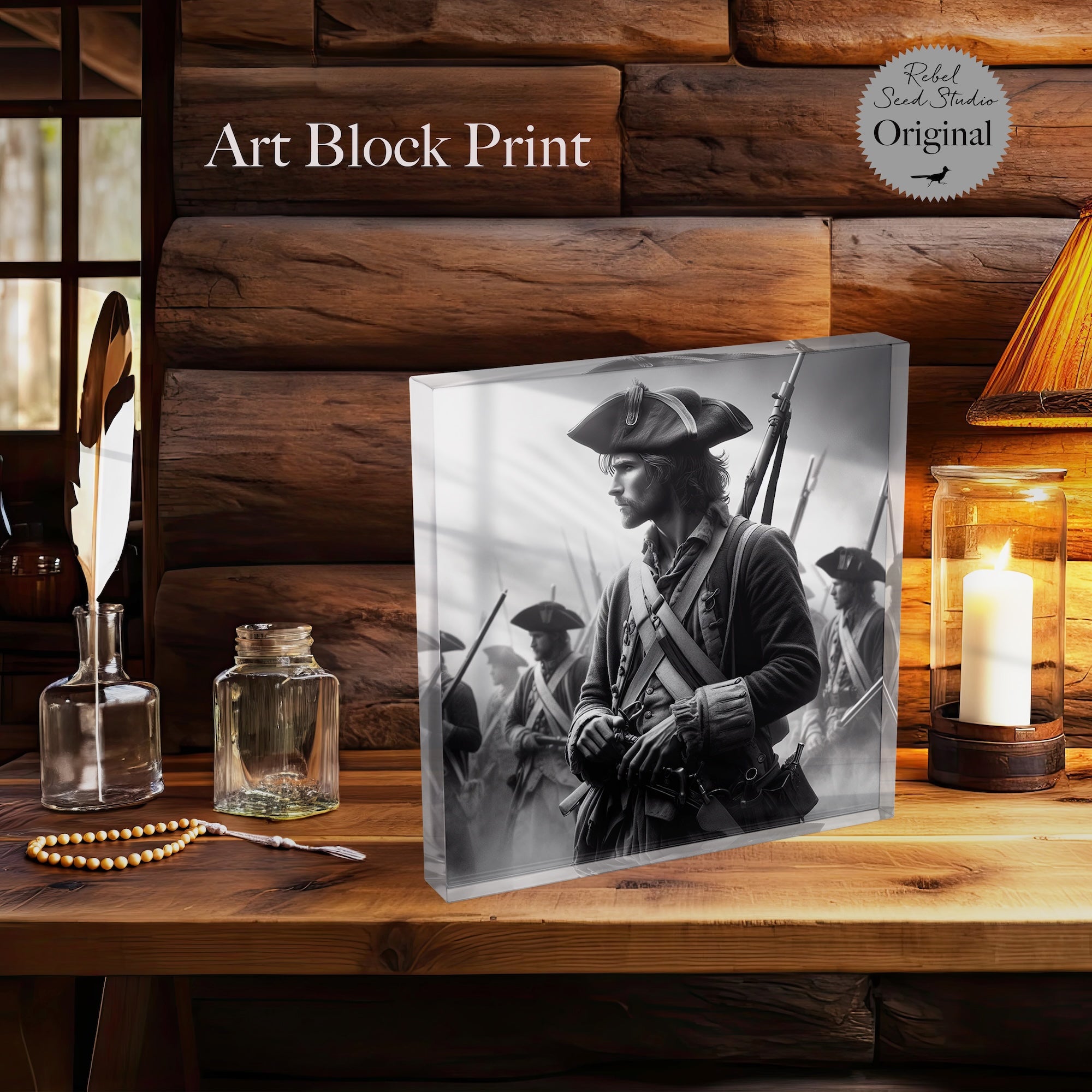 Revolutionary War Patriot (Art Print)