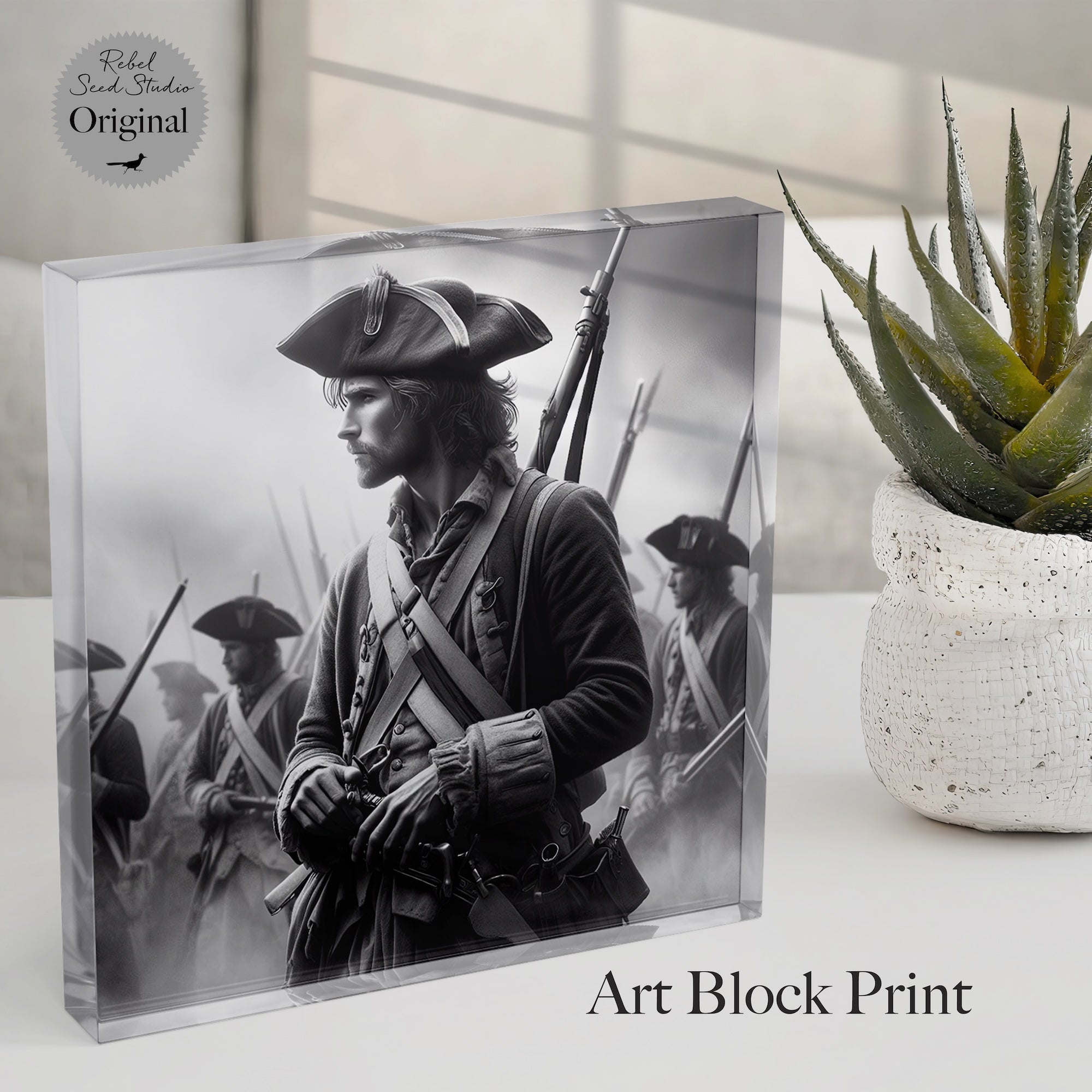 Revolutionary War Patriot (Art Print)