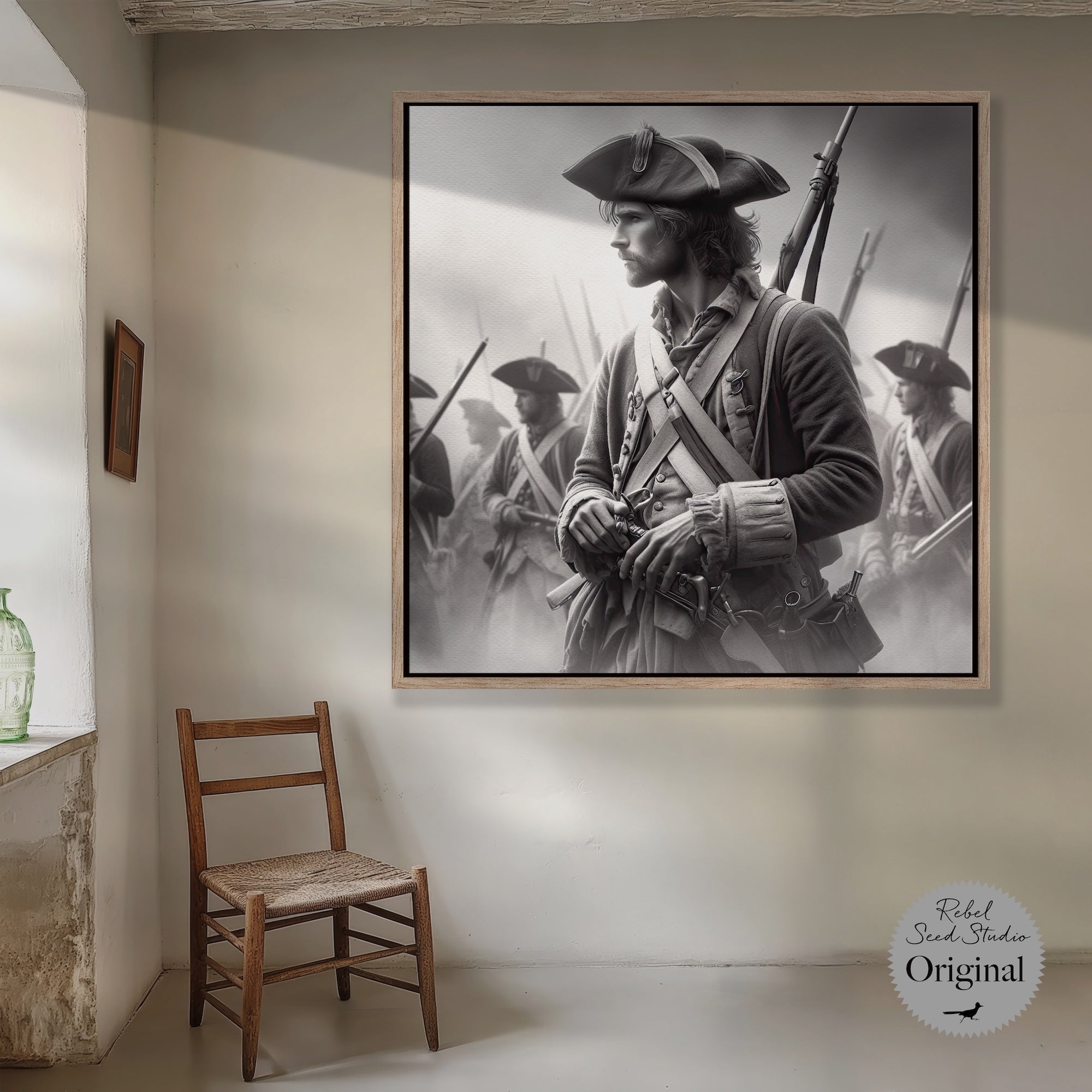 Revolutionary War Patriot (Art Print)