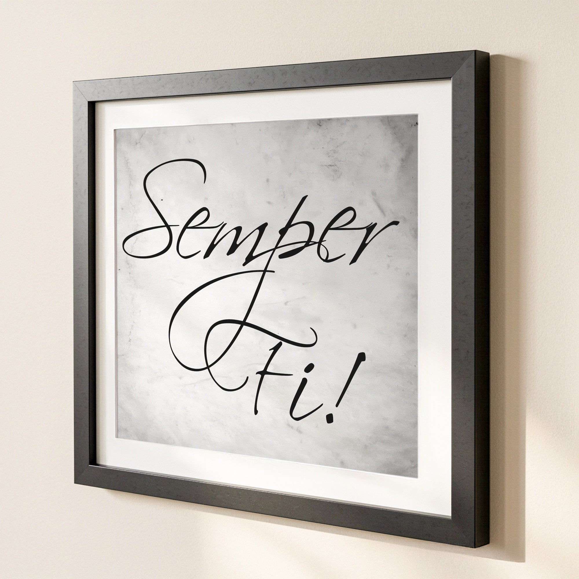 Semper Fi: Marine Corps Military Art Print