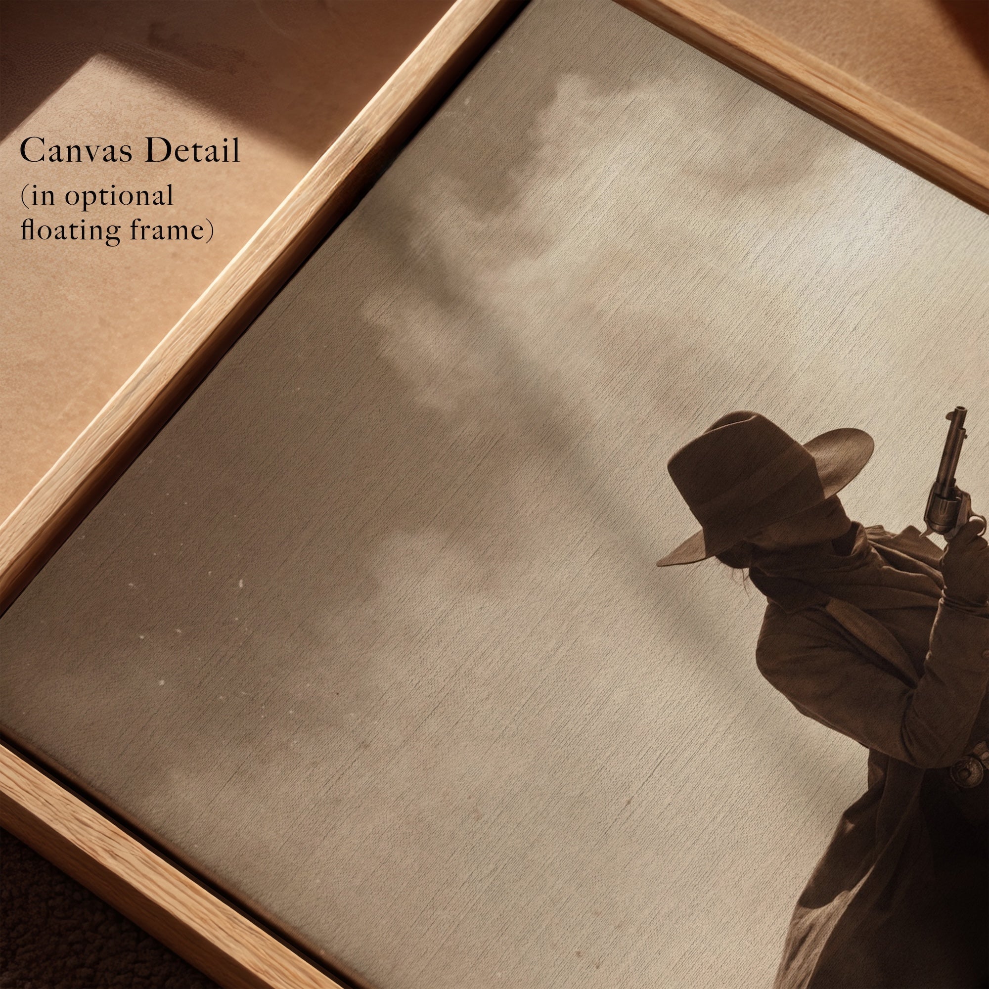Shots Fired: Wild West Outlaw Cowgirl Gunfighter - Vintage Photo Art Print