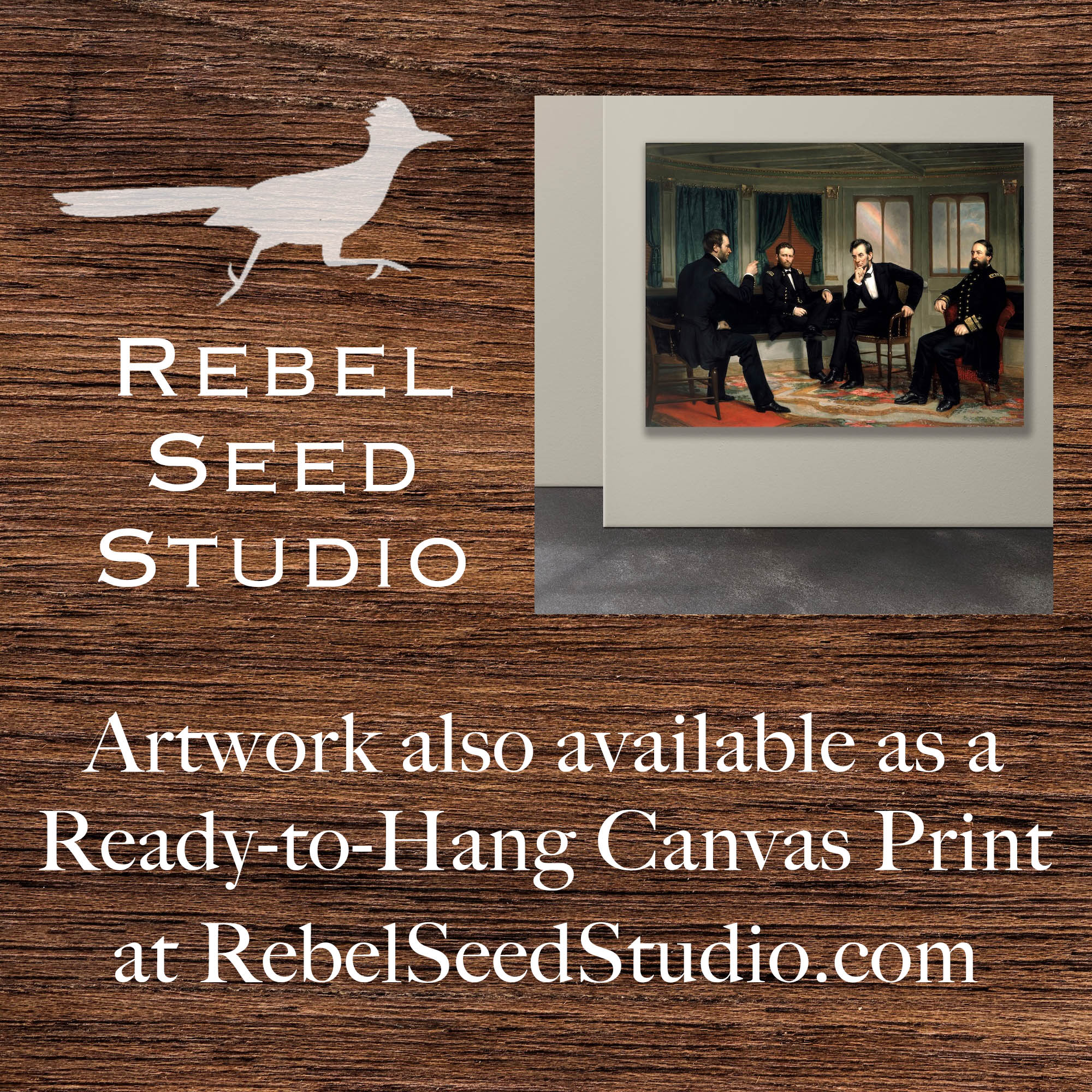 The Peacemakers: Civil War Painting Reproduction Print (Ready-to-Frame Fine Art Poster)