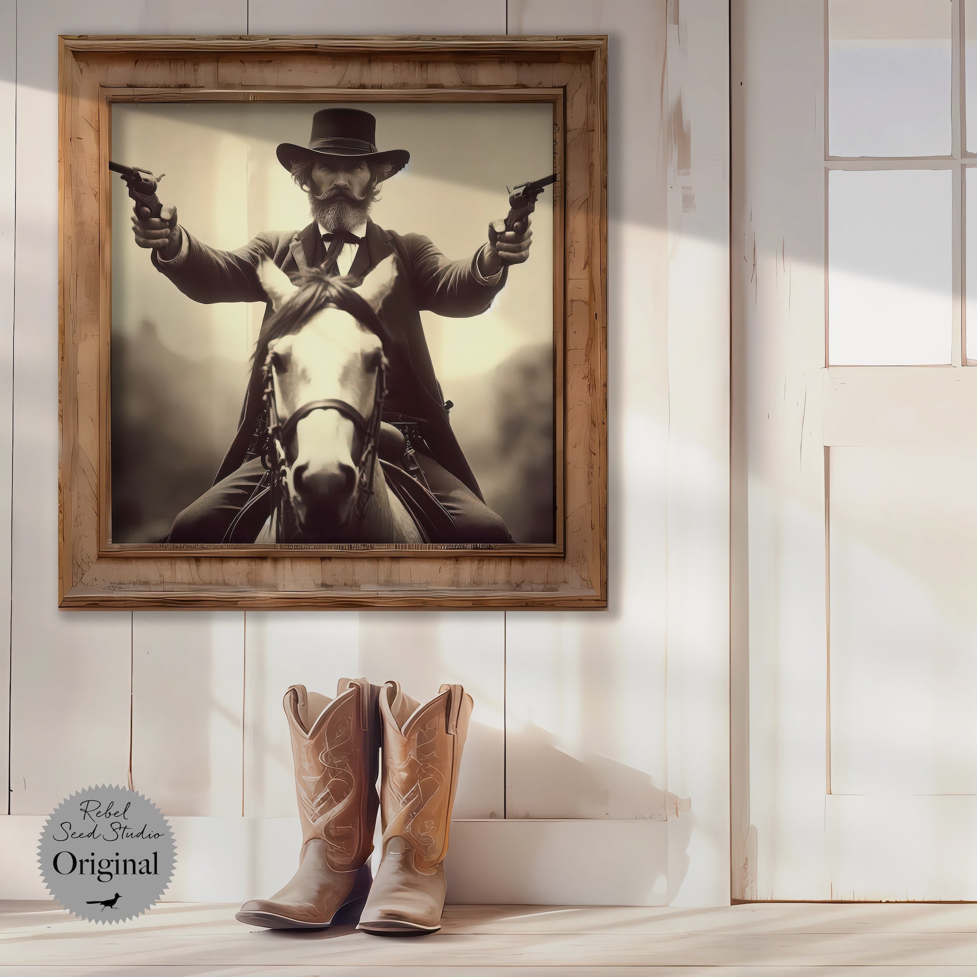 True Grit Gunslingers & Rooster Cogburn Movie Quote: Fill Your Hand, You Son of a Bitch! (Ready-to-Print Art - Digital Download)