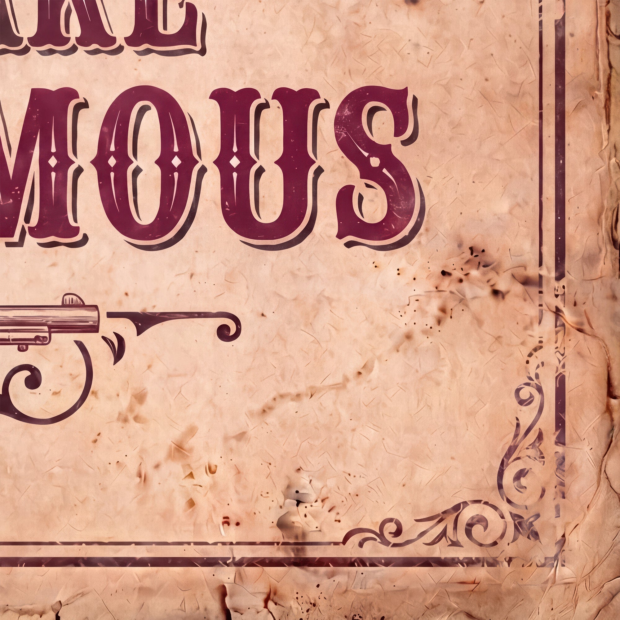 Billy the Kid Young Guns Movie Quote: I'll Make You Famous - Old West Art Print