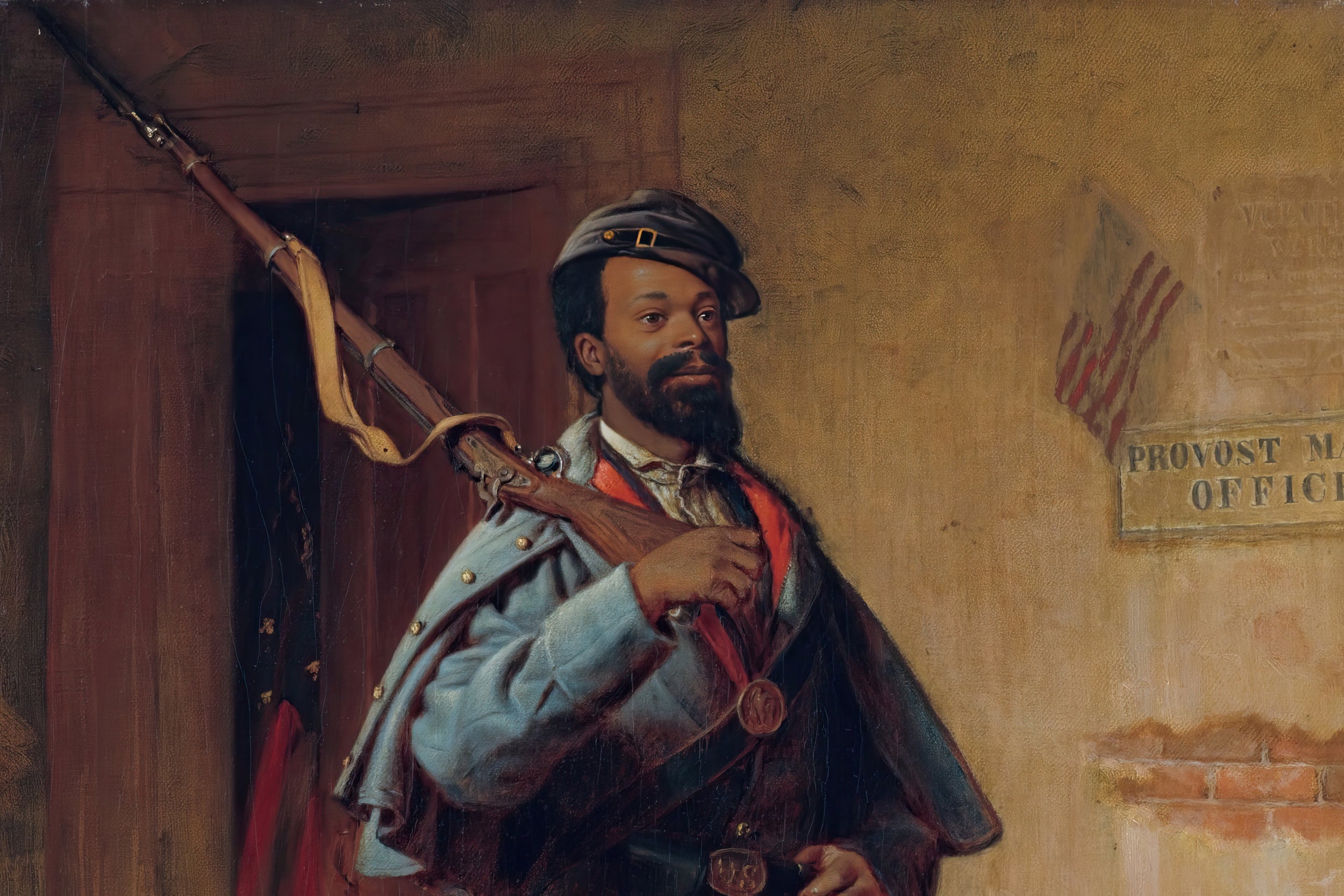 A Bit of War History: The Recruit (Painting)