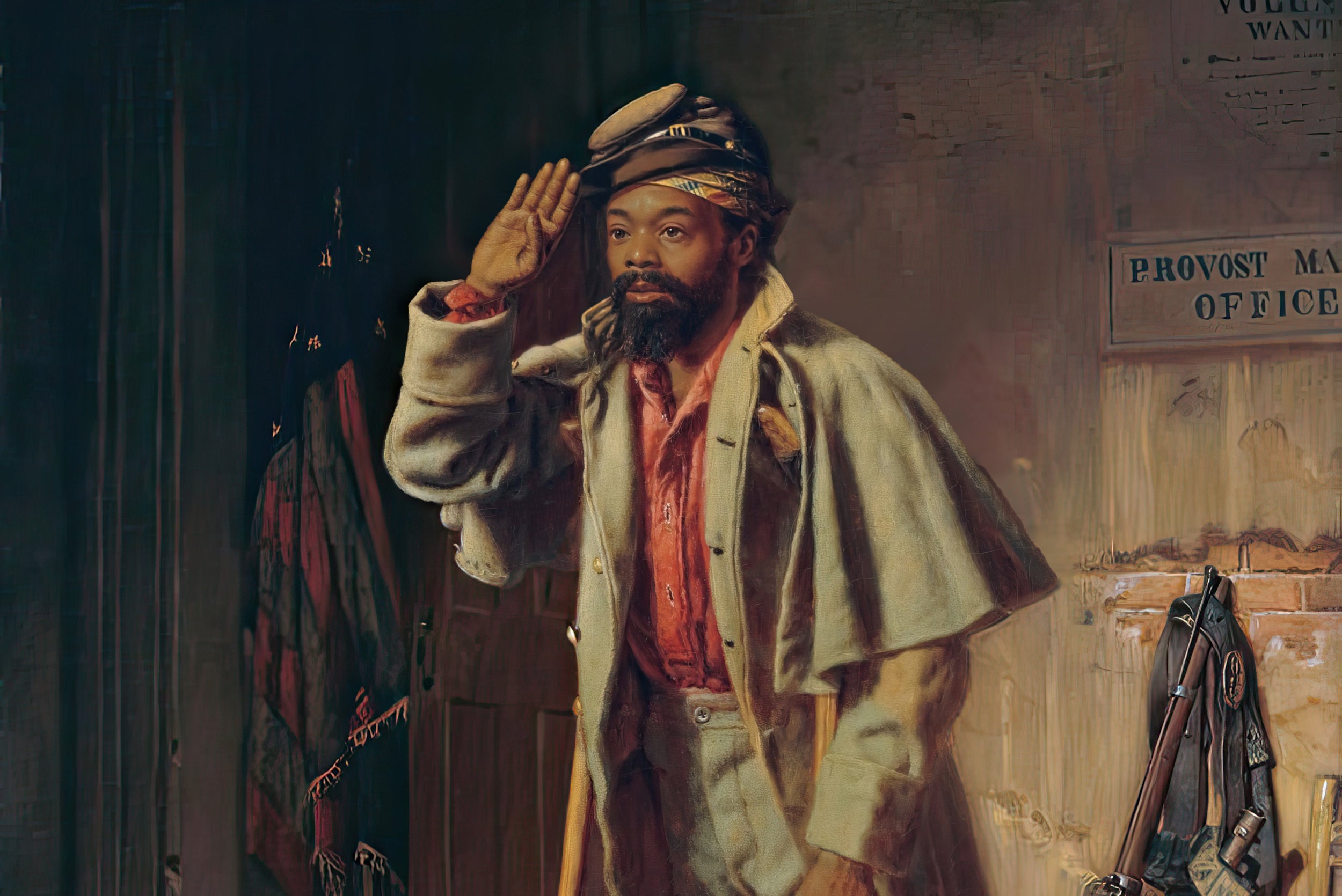 A Bit of War History: The Veteran (Painting)