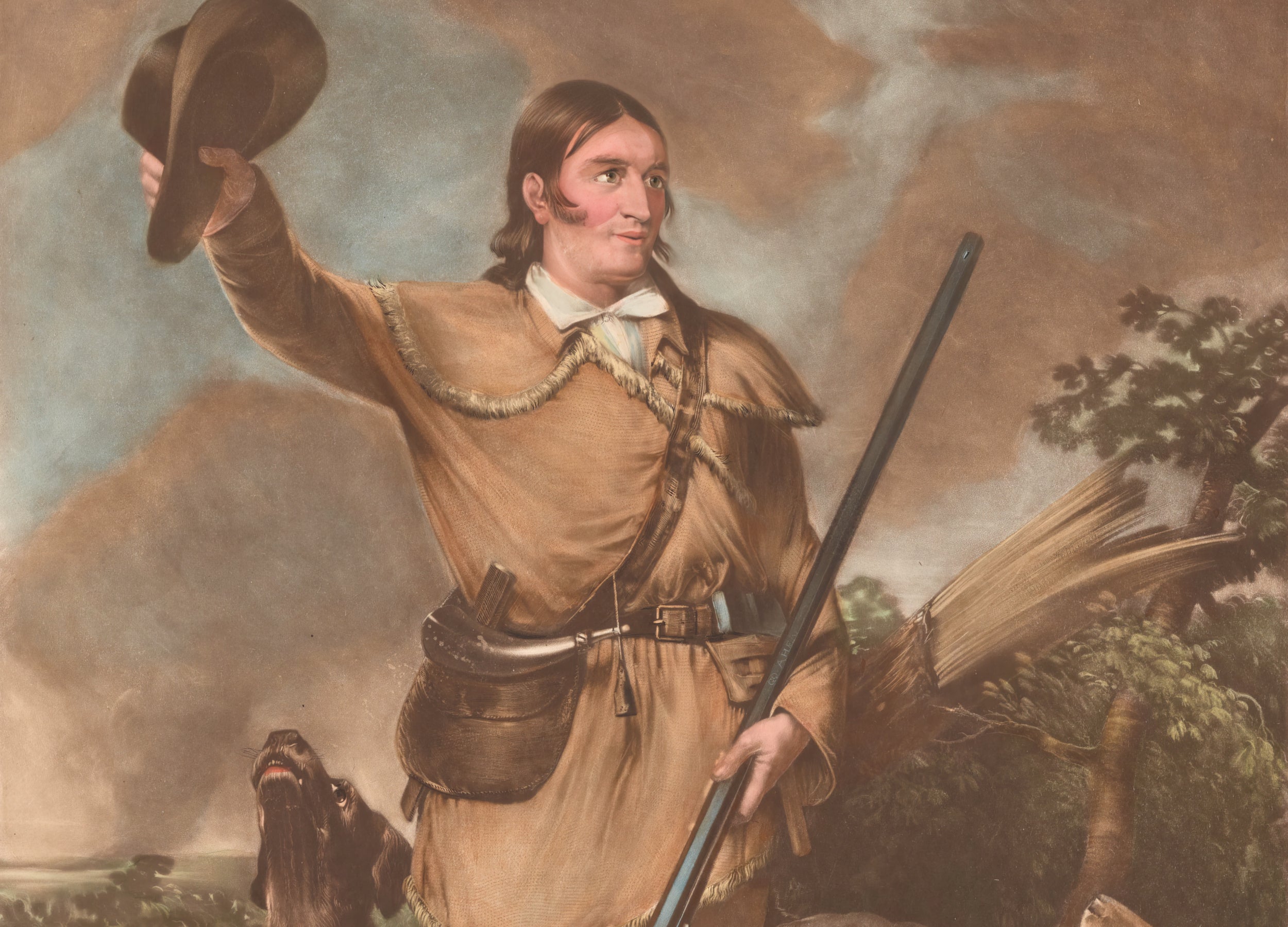 David Crockett 1786-1836 (Painting)