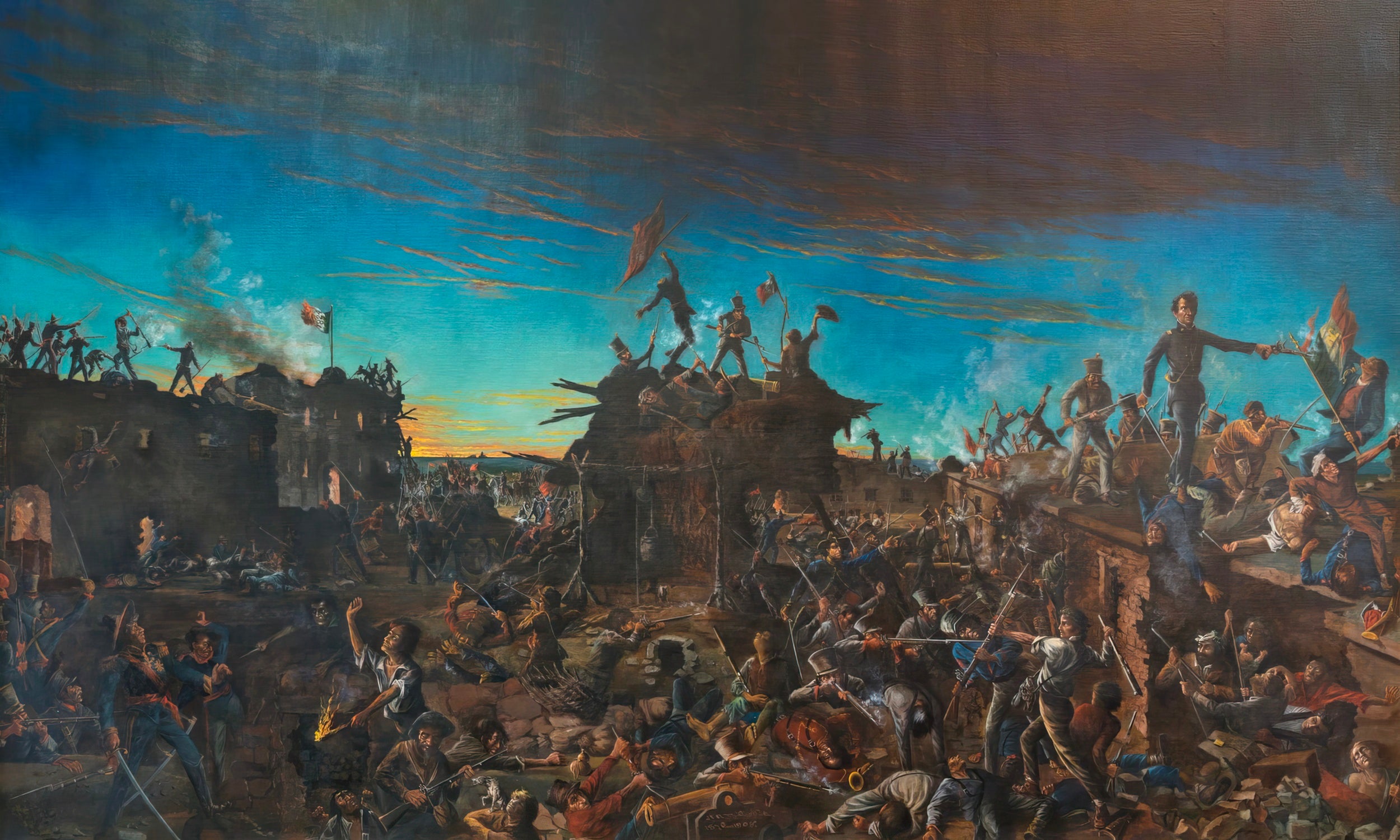 Dawn at the Alamo (Painting)
