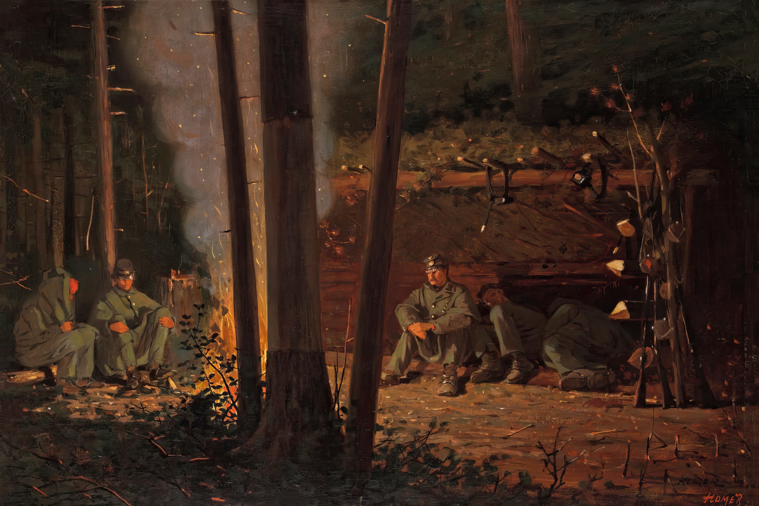In Front of Yorktown (Painting)