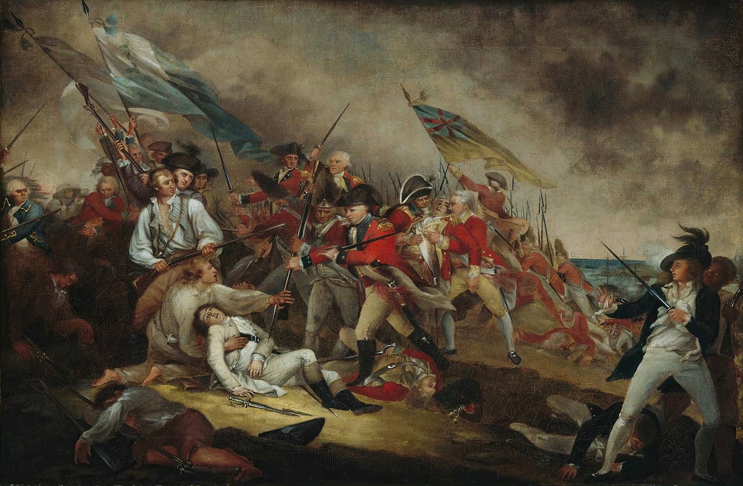 The Death of General Warren at the Battle of Bunker Hill, June 17, 1776 (Painting)