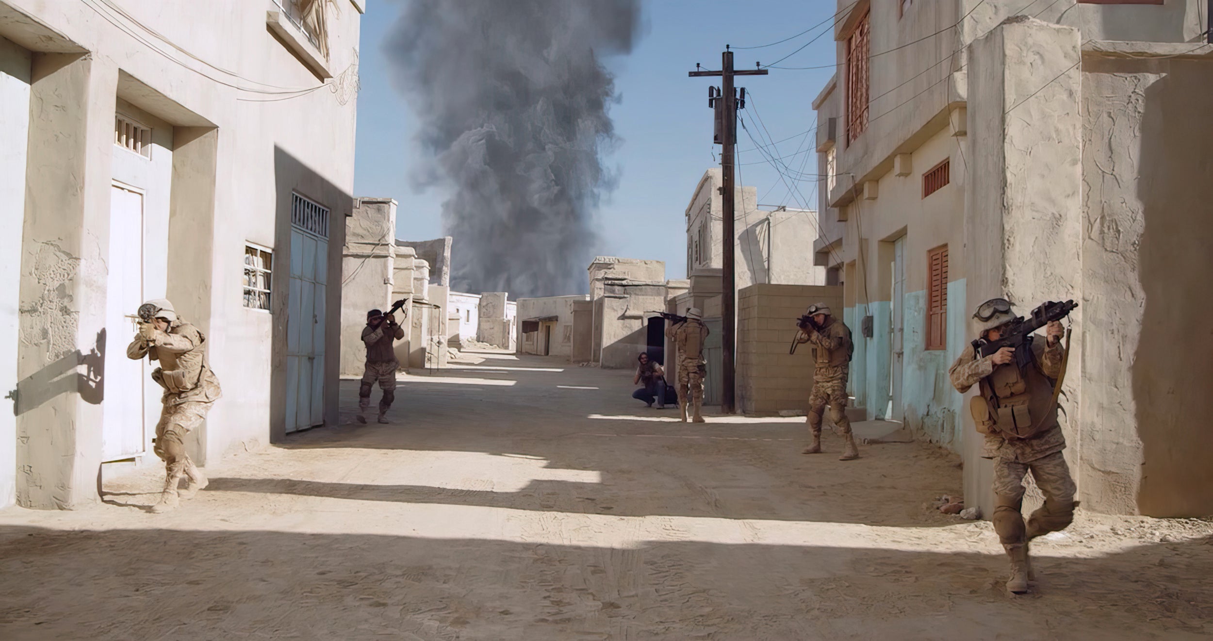 Devil Dogs Production Details - Image of scene from the movie Devil Dogs