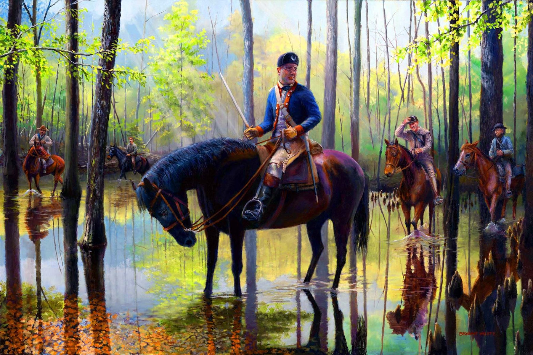 Francis Marion: The "Swamp Fox" - Painting