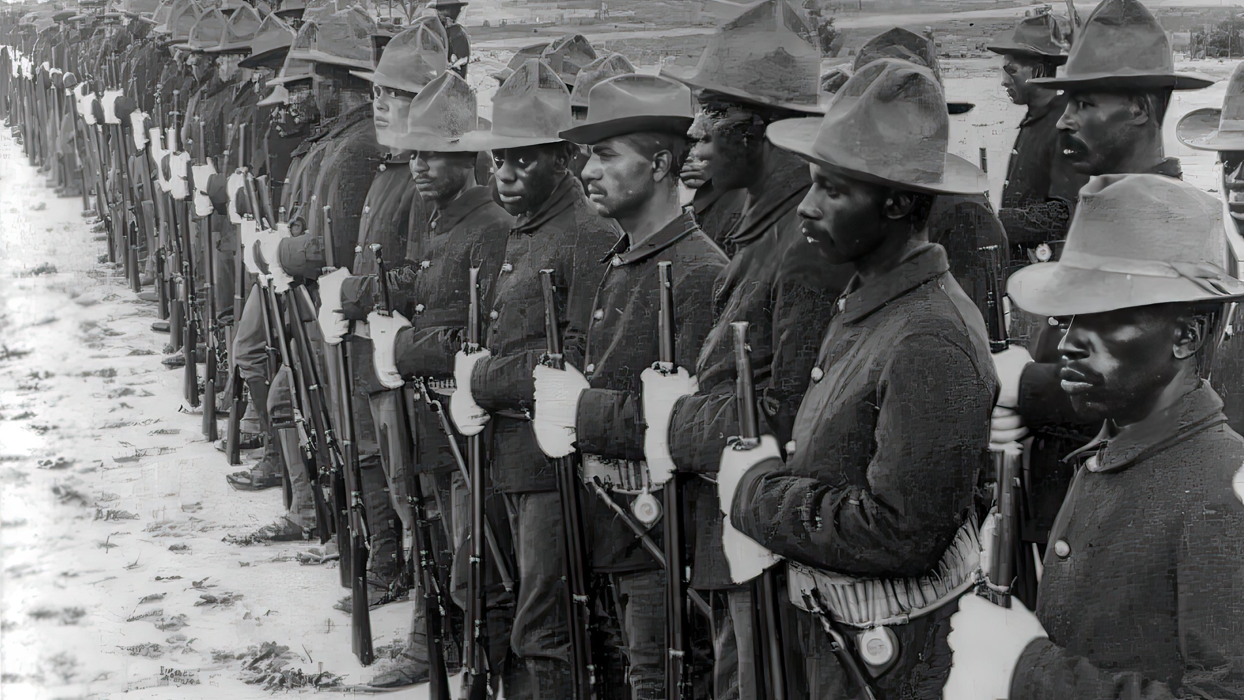 A Scout with the Buffalo Soldiers - Image depicting the 10th U.S. Cavalry