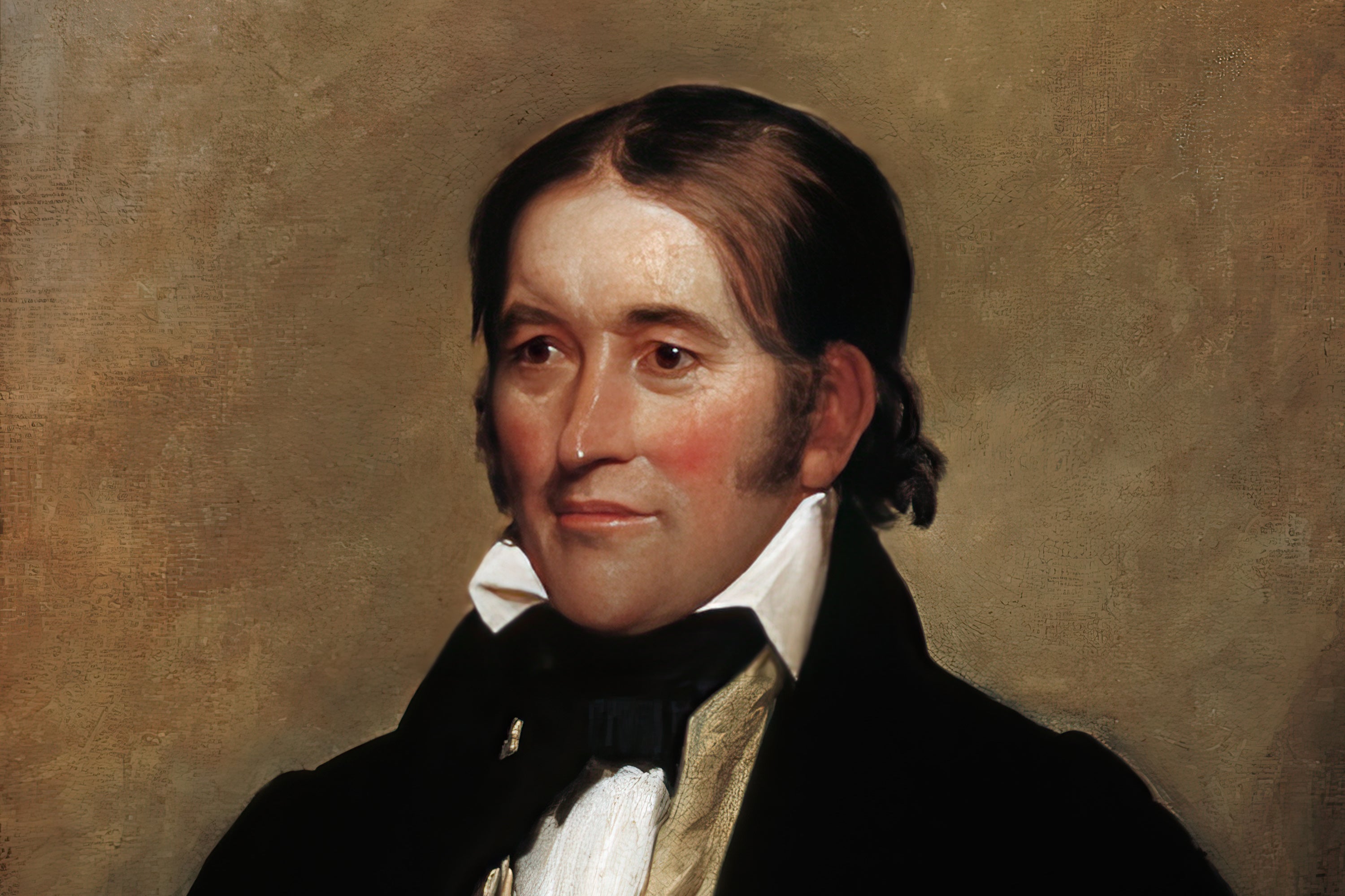 The Way to the West - Davy Crockett - Painting titled Davy Crockett The Politician by David Neagle