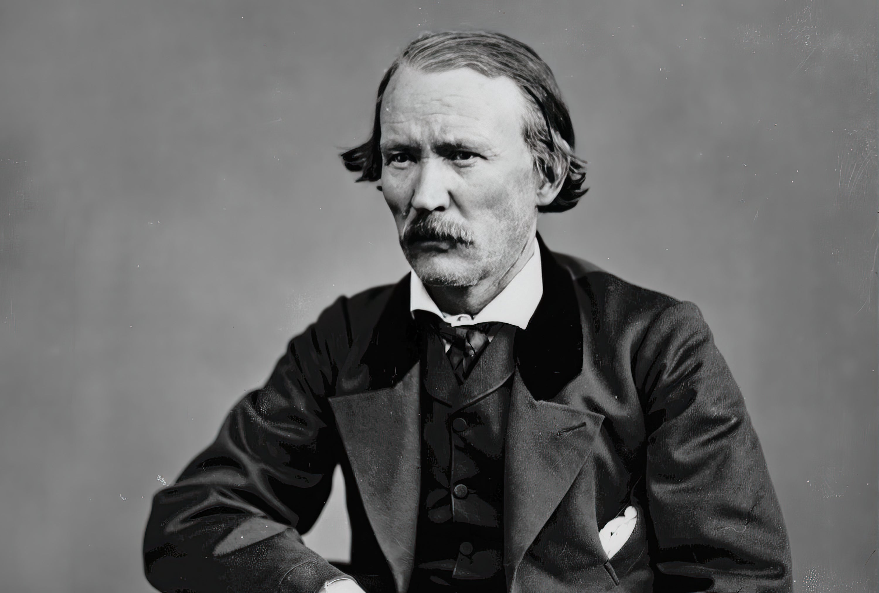 he Way to the West - Kit Carson - Last Known Photograph Portrait Image