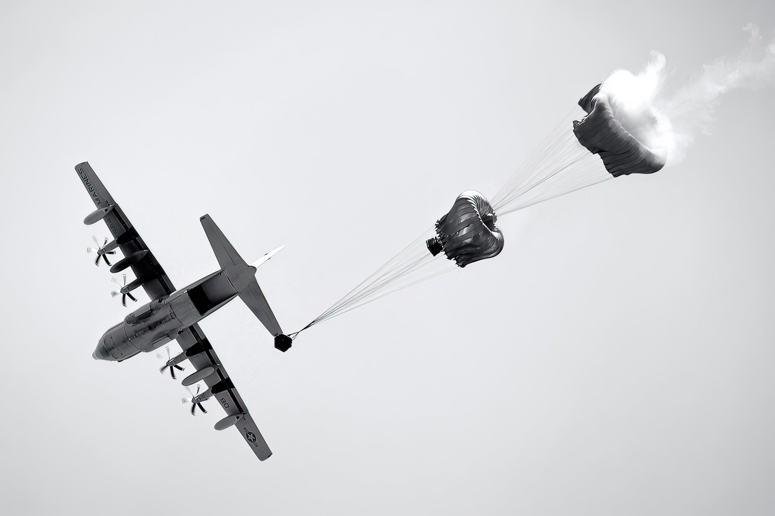 C-130 Cargo Drop (Photography)