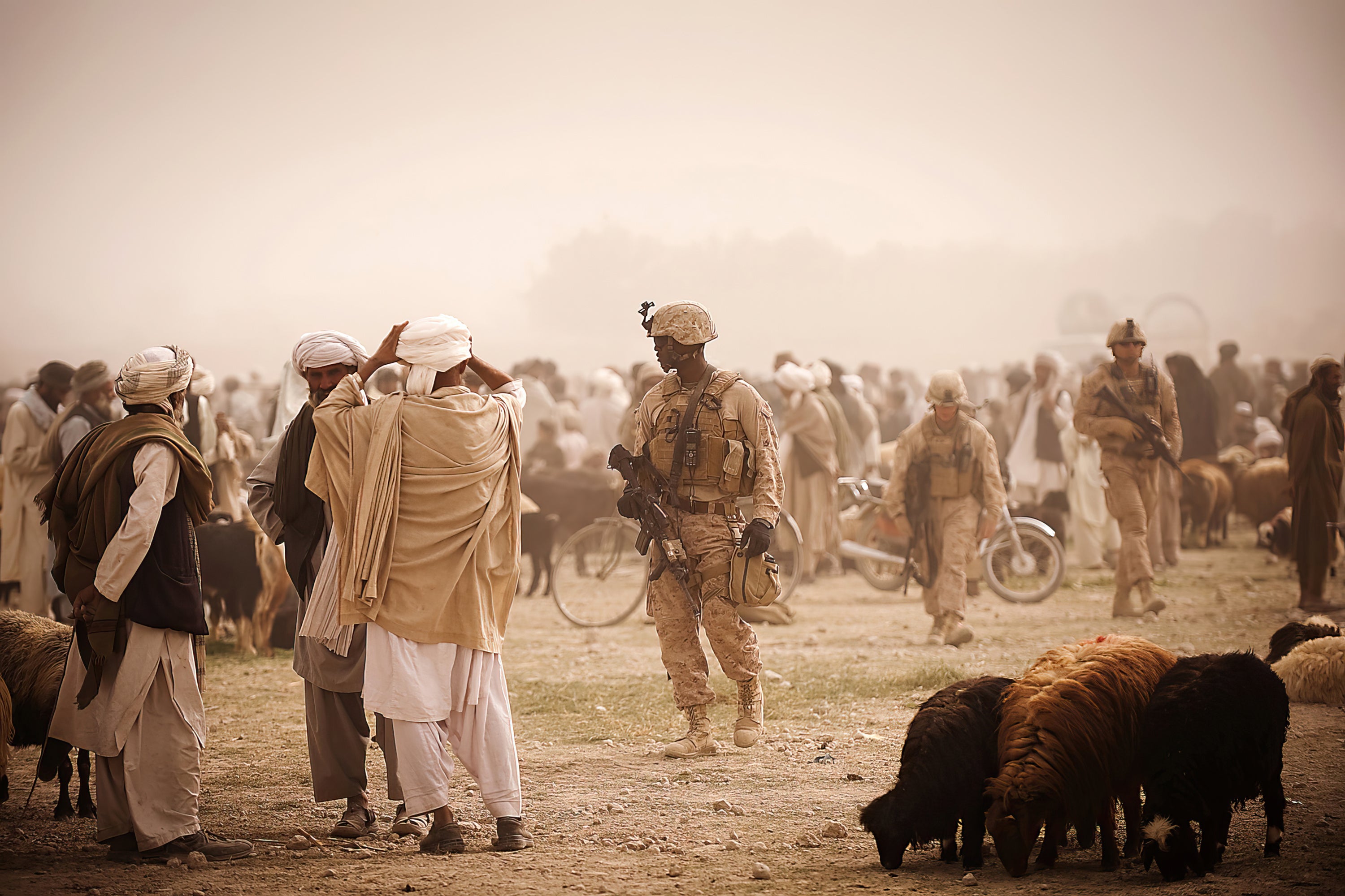 Nawa Bazaar Security Escort, Afghanistan (Photography)