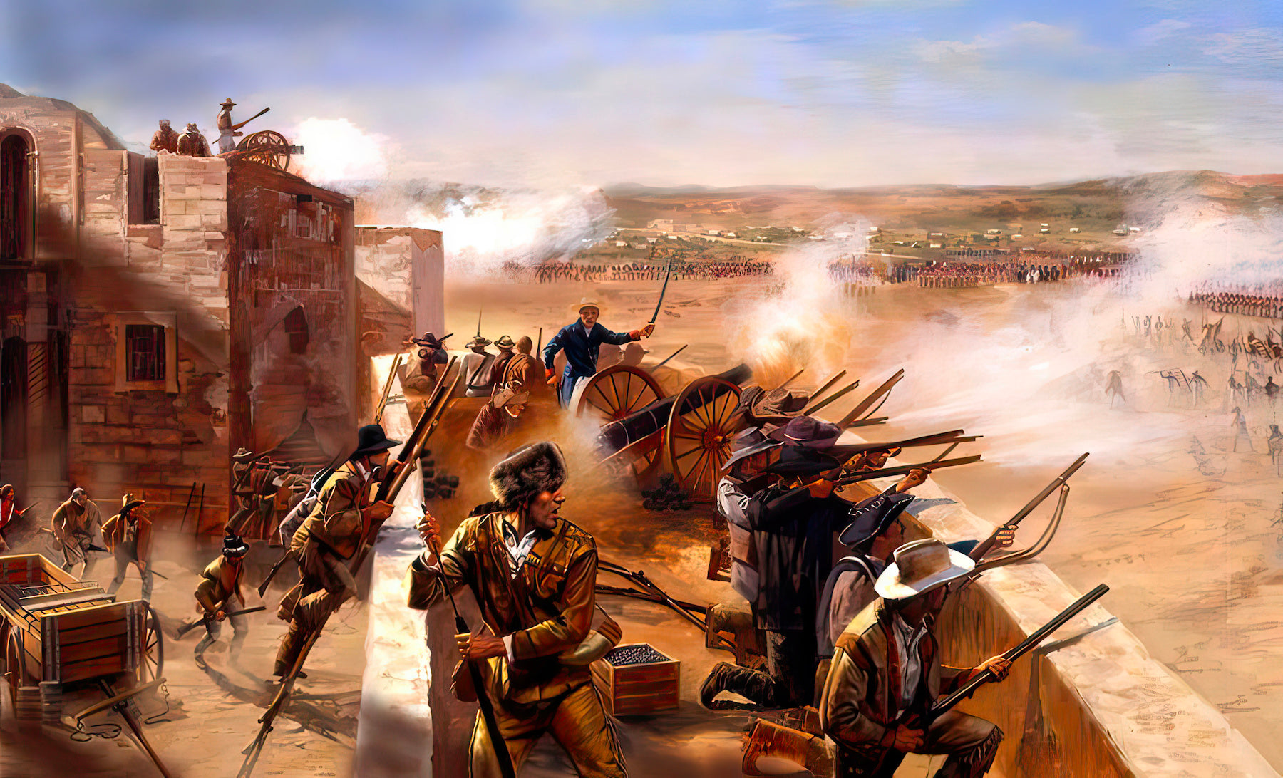 Battle of the Alamo - Painting 