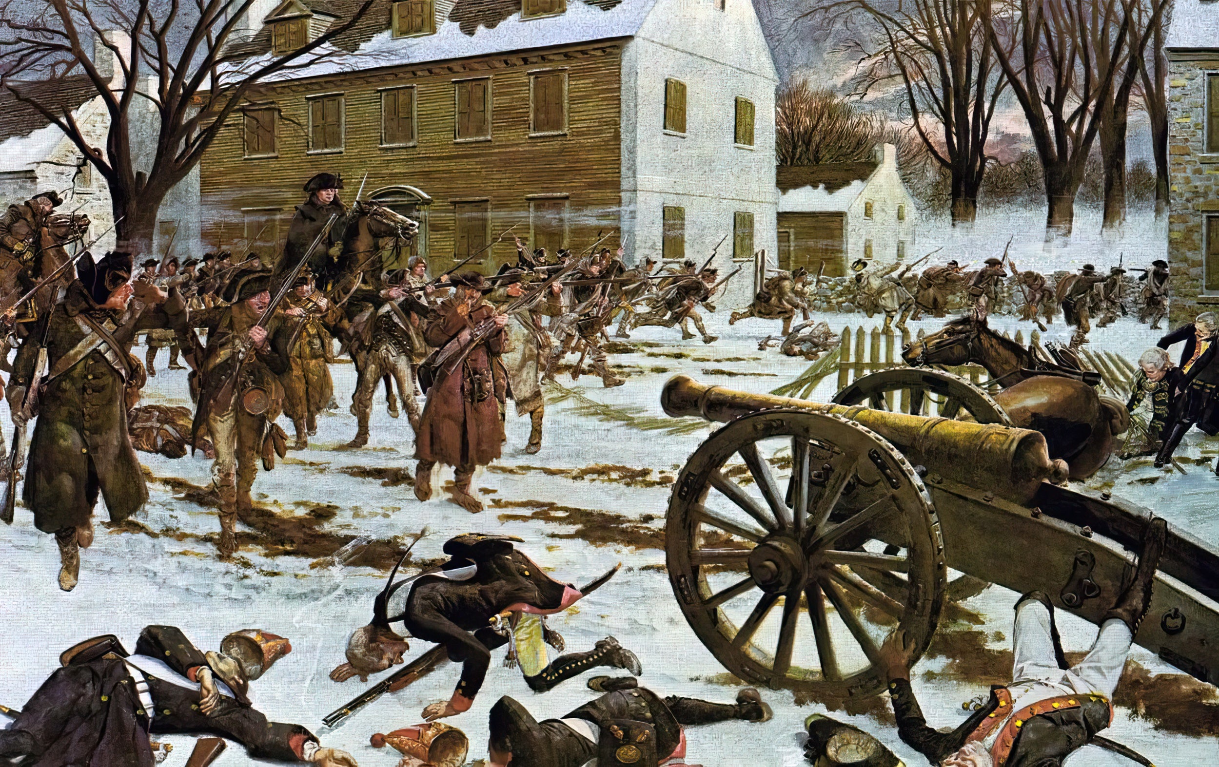 The Battle of Trenton - Painting depicting the battle