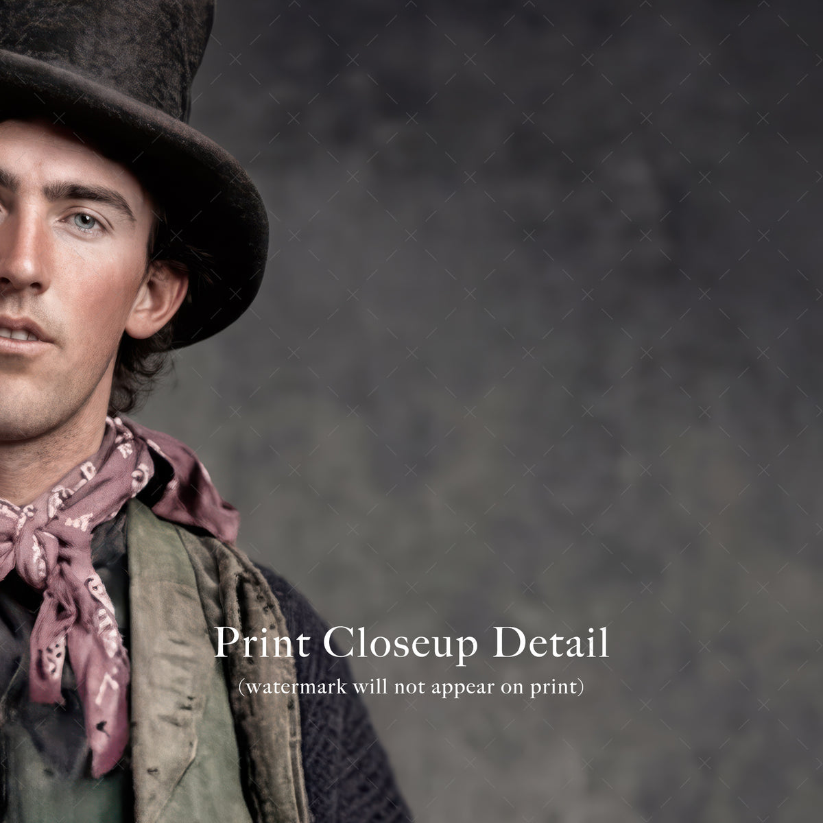 Billy the Kid: Recreated Colorized Old West Outlaw Photo Art Print