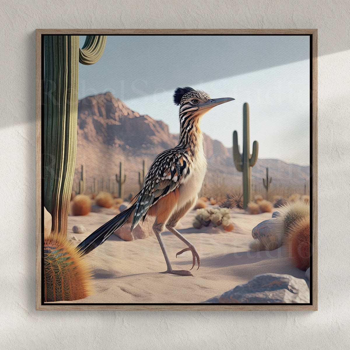 Roadrunner: Western Desert Wildlife Art Print