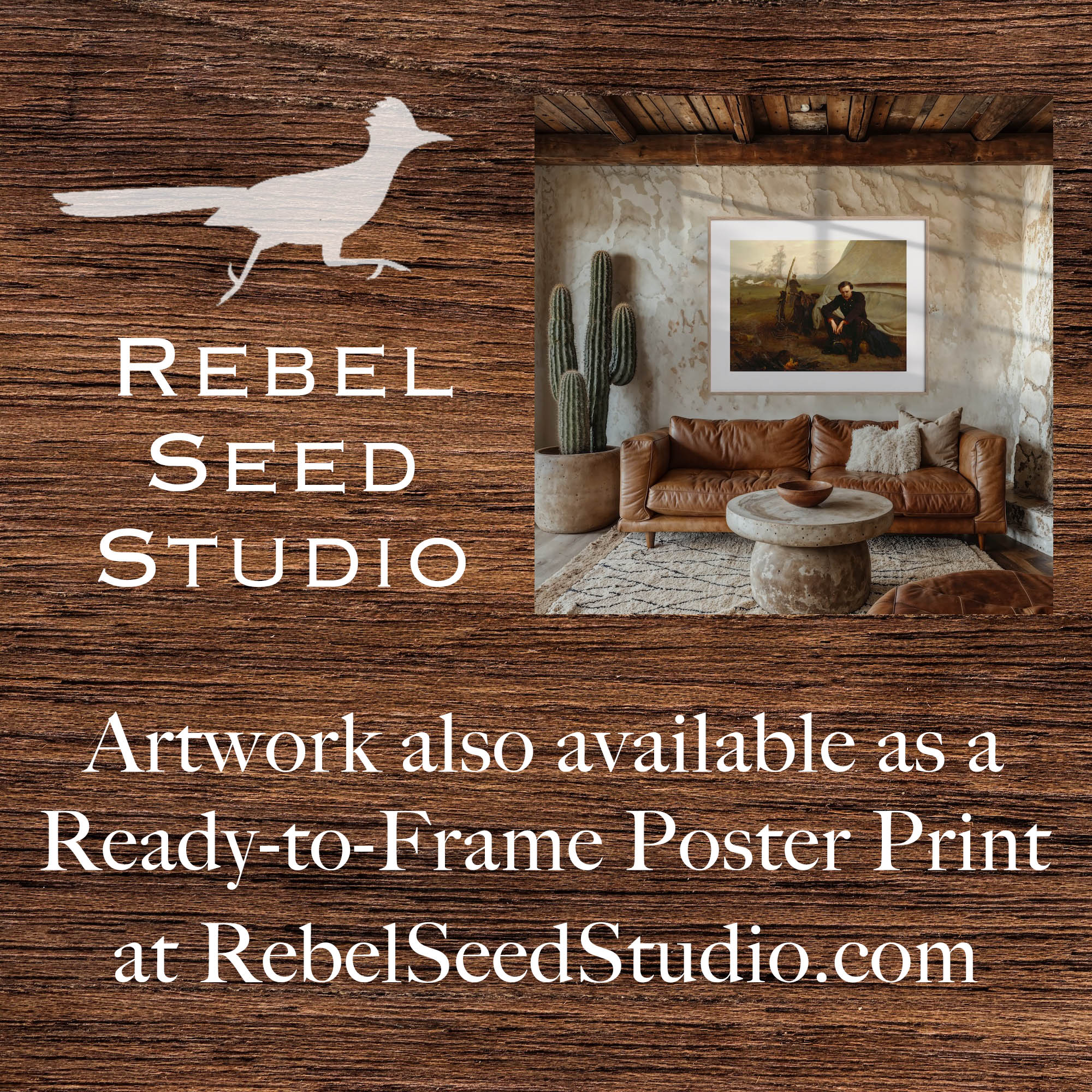 At the Front: Restored Civil War Soldier Painting Reproduction (Ready-to-Hang Canvas Wall Art Print)