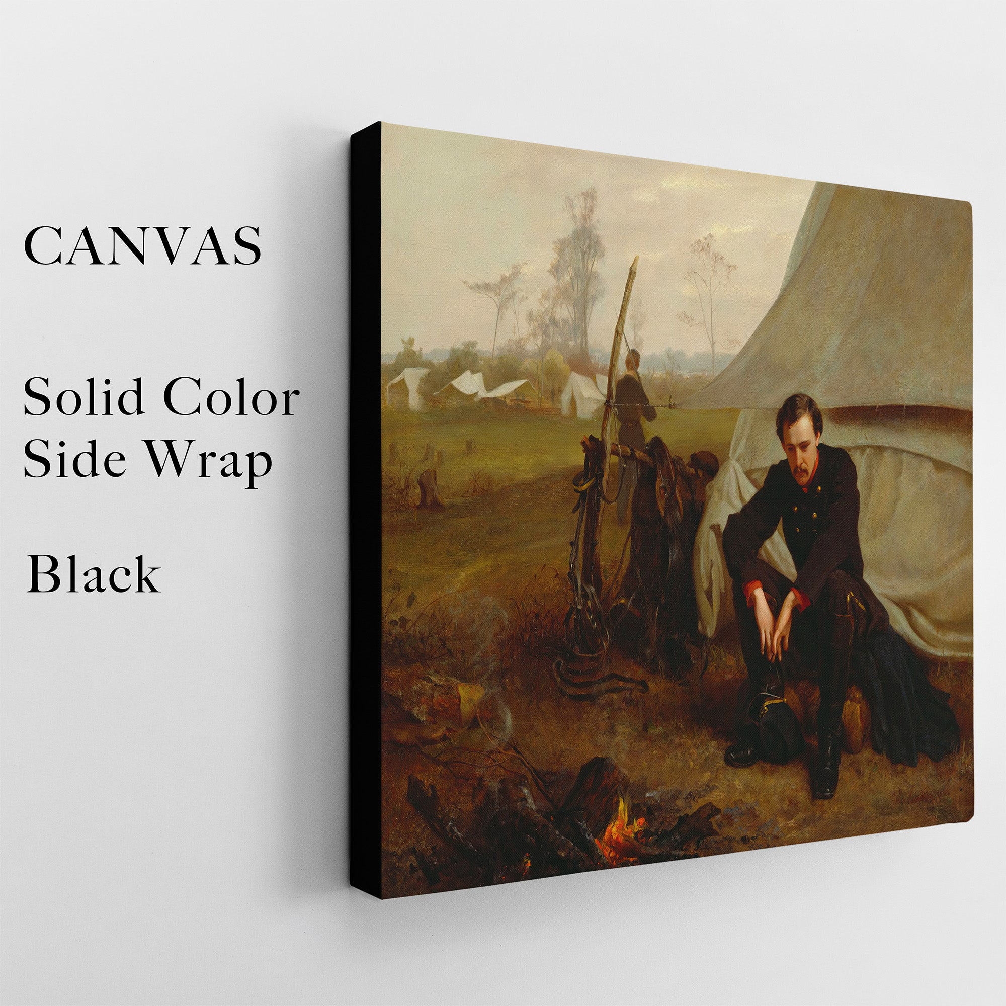 At the Front | Civil War Soldier (Art Print)