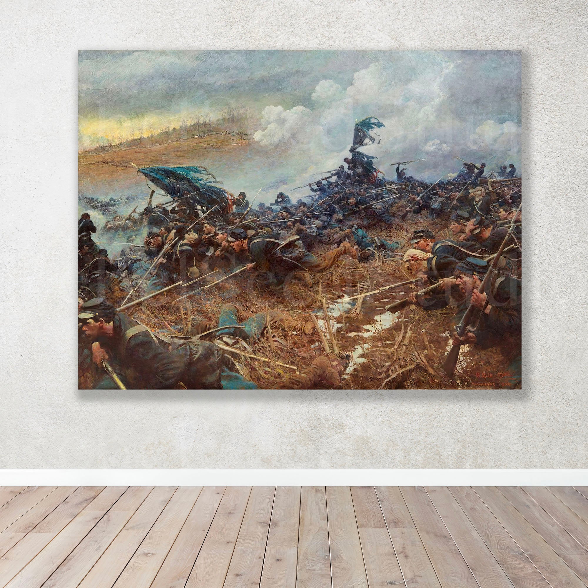 The Battle of Nashville - Wall Art (Metal Print, Archival Print, or Poster Print)