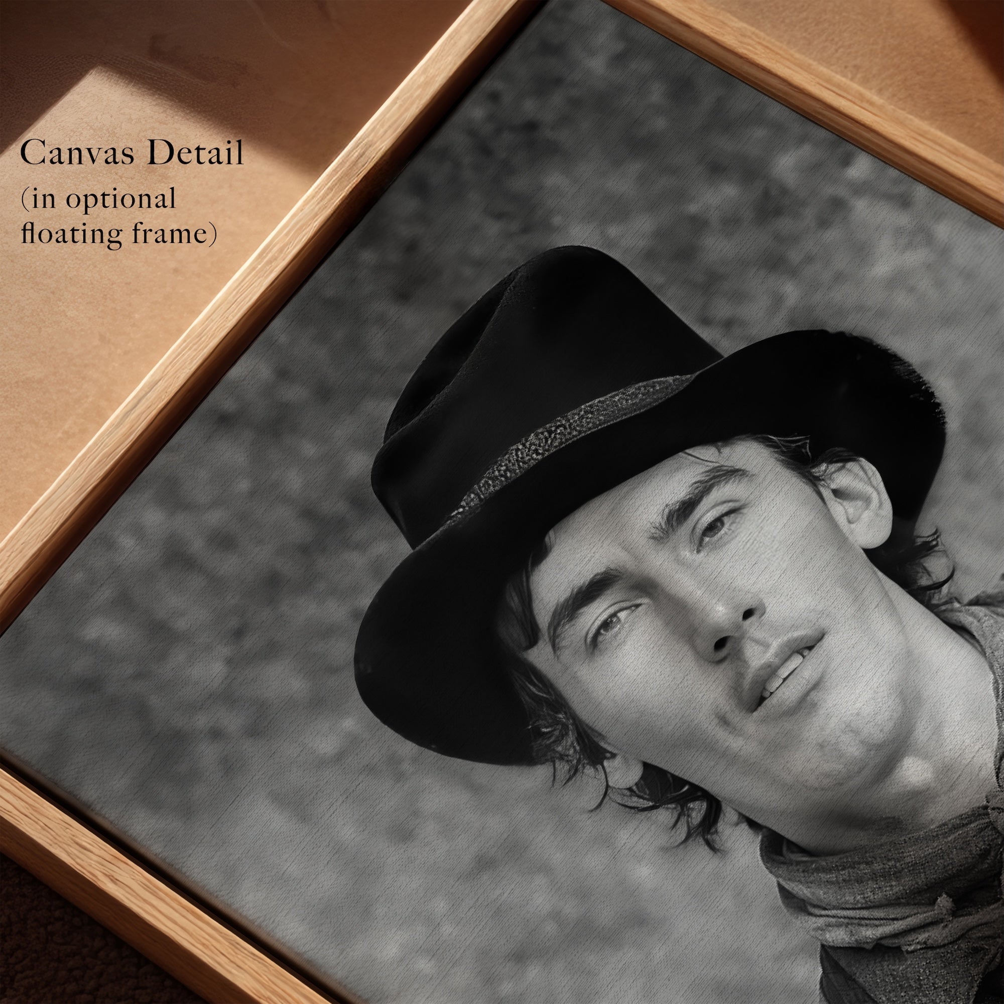 Billy the Kid Portrait - Vintage Restored Old West Outlaw Black & White or Colorized. Photograph (Art Print)