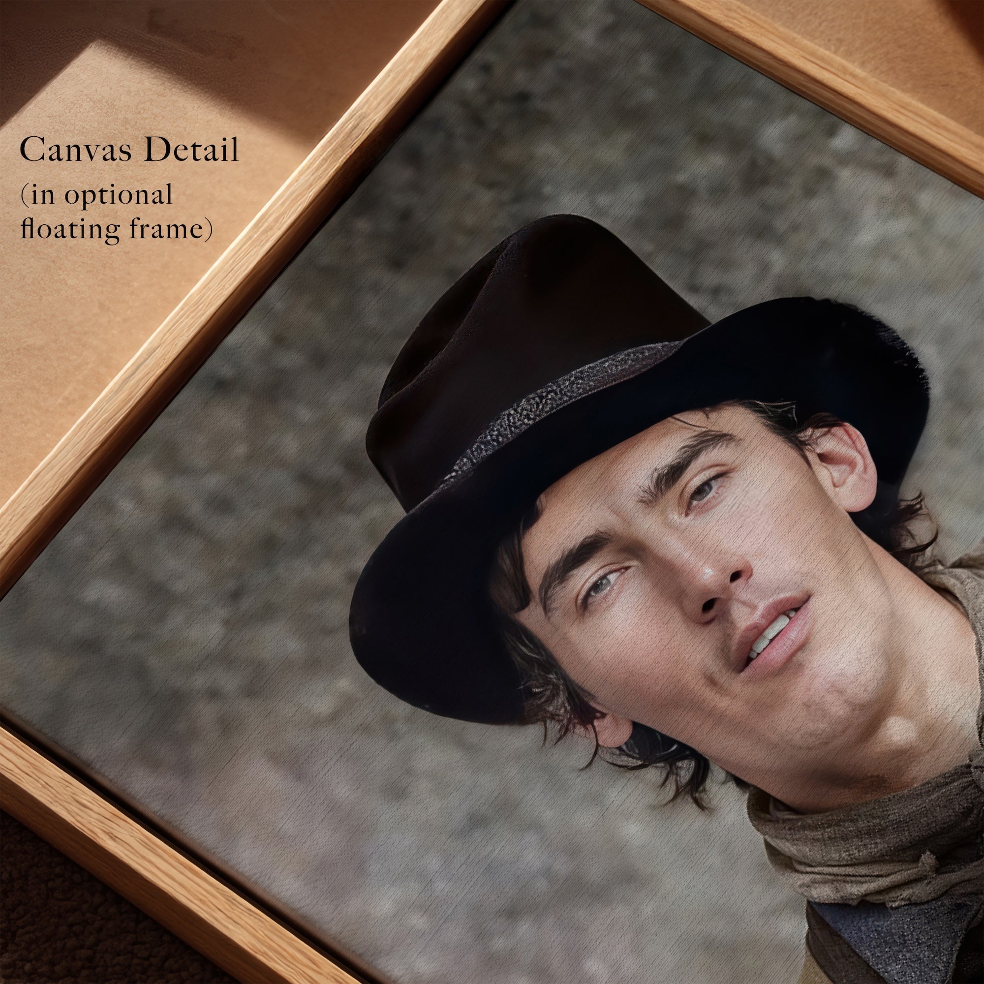 Billy the Kid Portrait - Vintage Restored Old West Outlaw Black & White or Colorized. Photograph (Art Print)