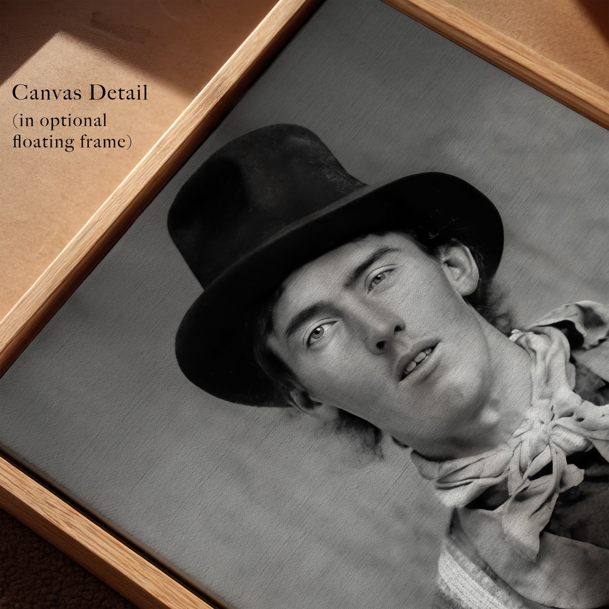 Billy the Kid Portrait - Restored Vintage Old West Black & White Outlaw Photo (Art Print)