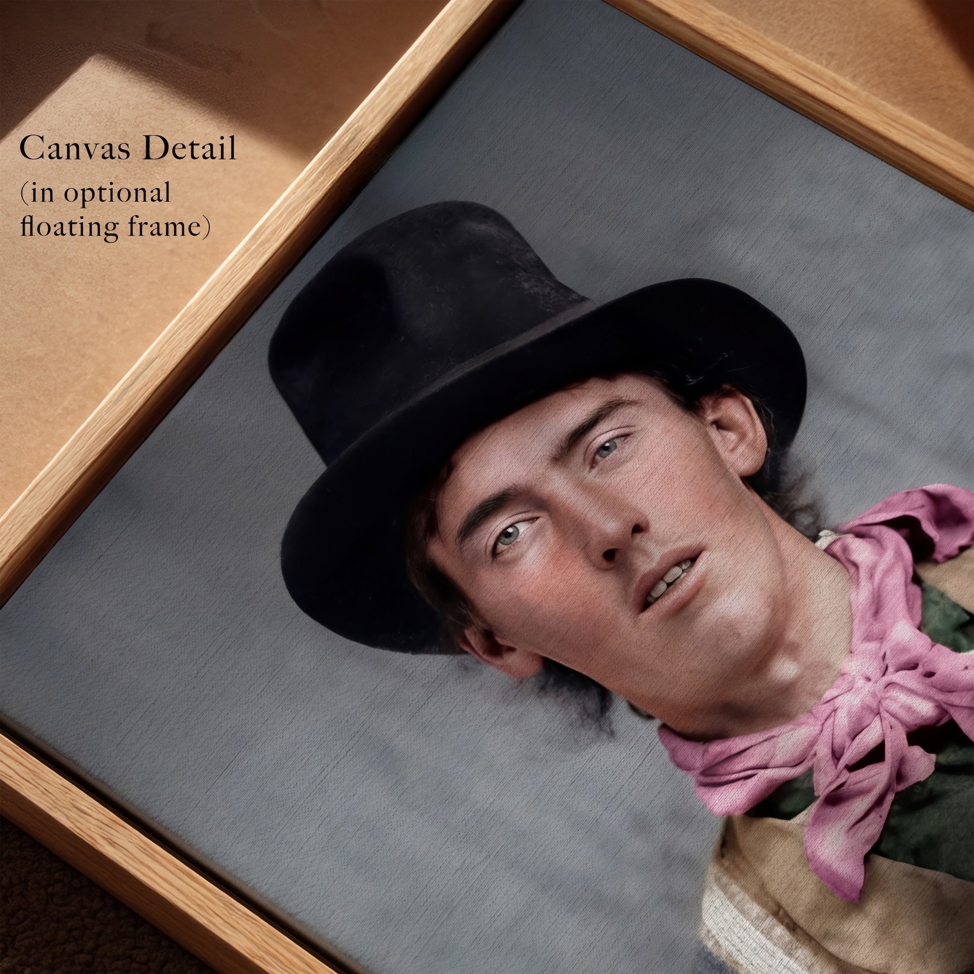 Billy the Kid Portrait: Restored Colorized Vintage Old West Outlaw Photo (Art Print)