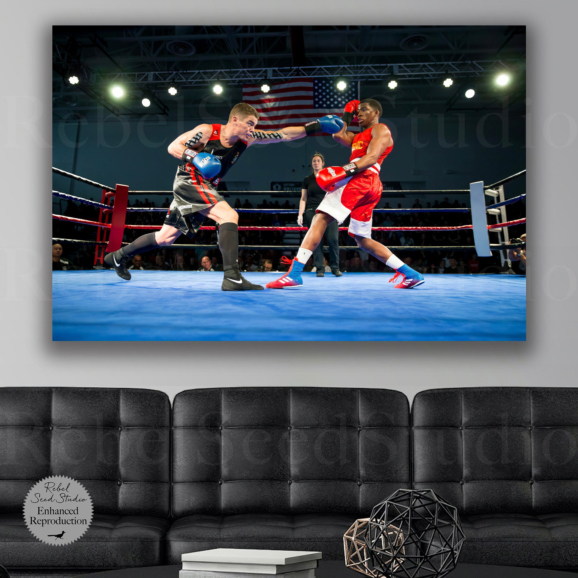 Boxing Marines - Wall Art (Poster Print - Overstock Sale Item)