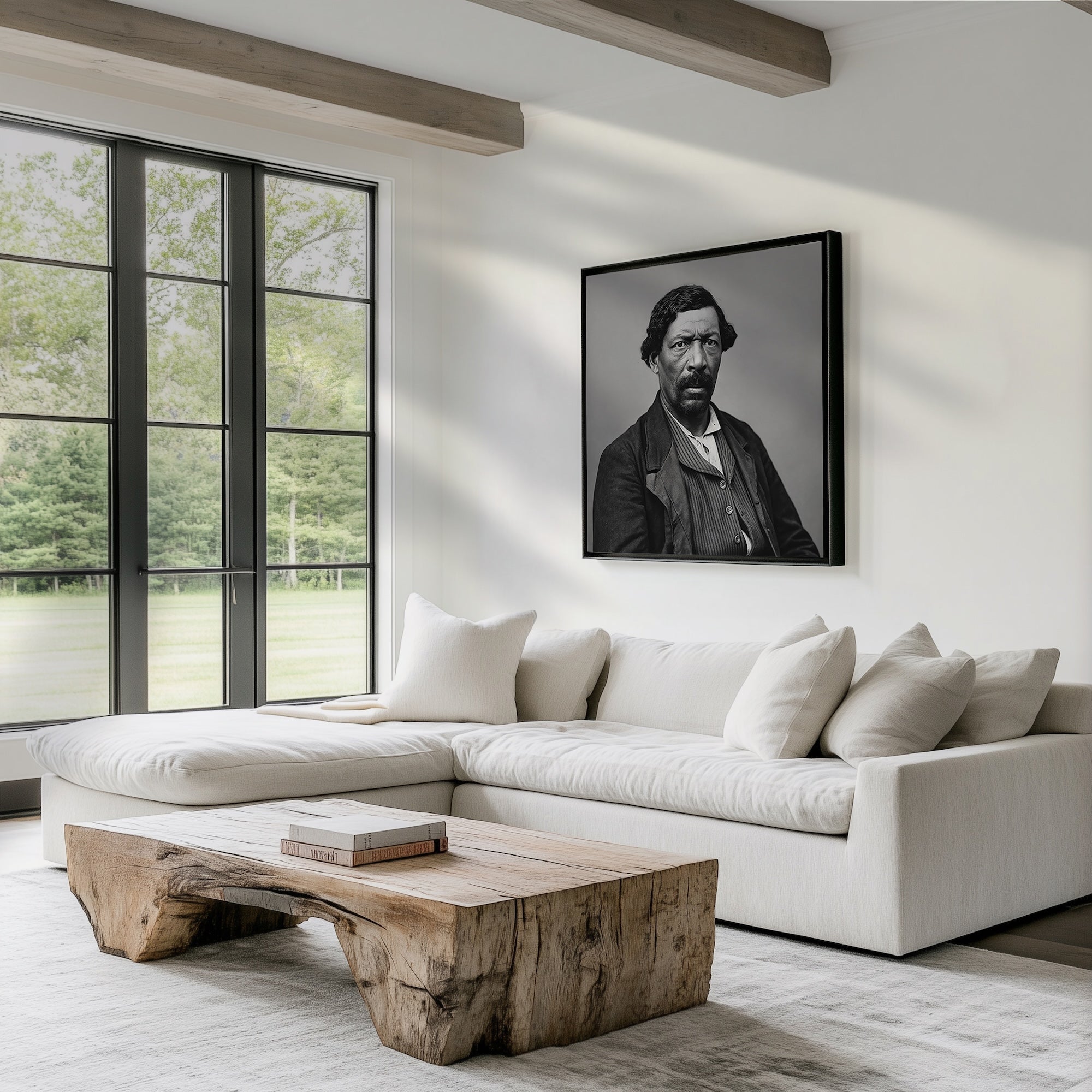 Frontiersman James Beckwourth: Vintage Old West Black & White Photograph (Art Print)