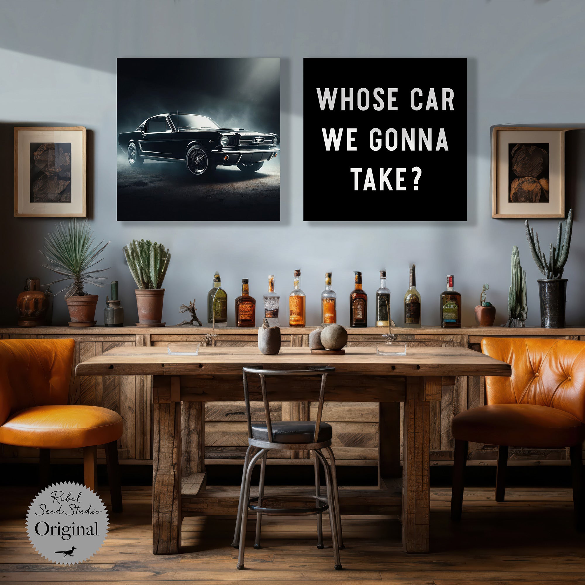 The Town - Muscle Car & Movie Quote: Whose Car We Gonna Take (Ready-to-Print Art | Digital Download)