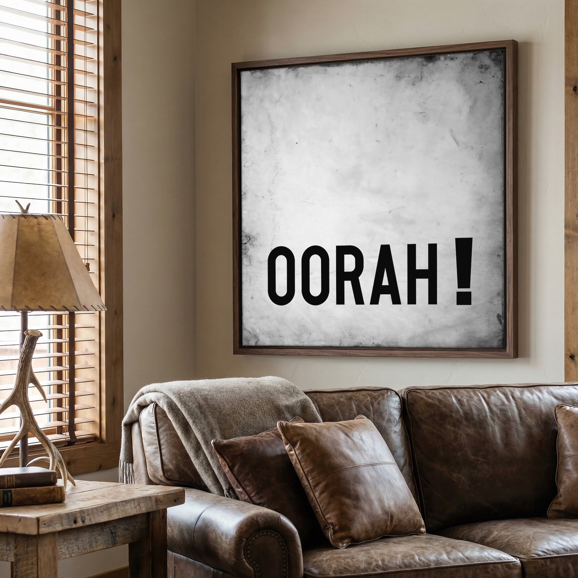 Oorah! - Marine Corps Military Art Print