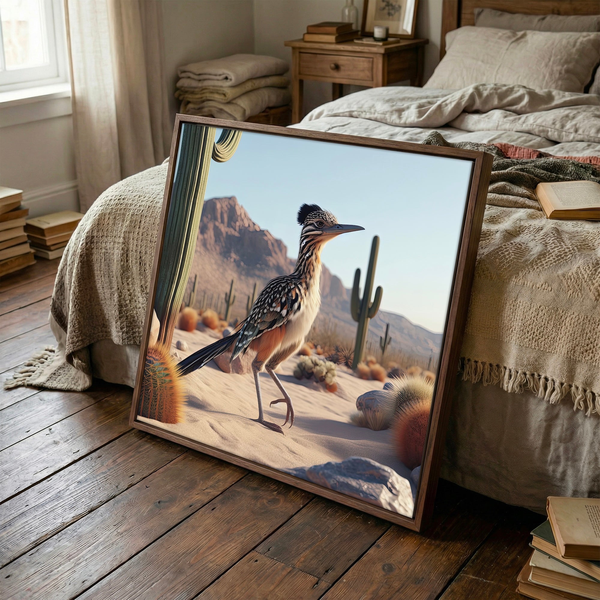 Roadrunner: Western Desert Art Print