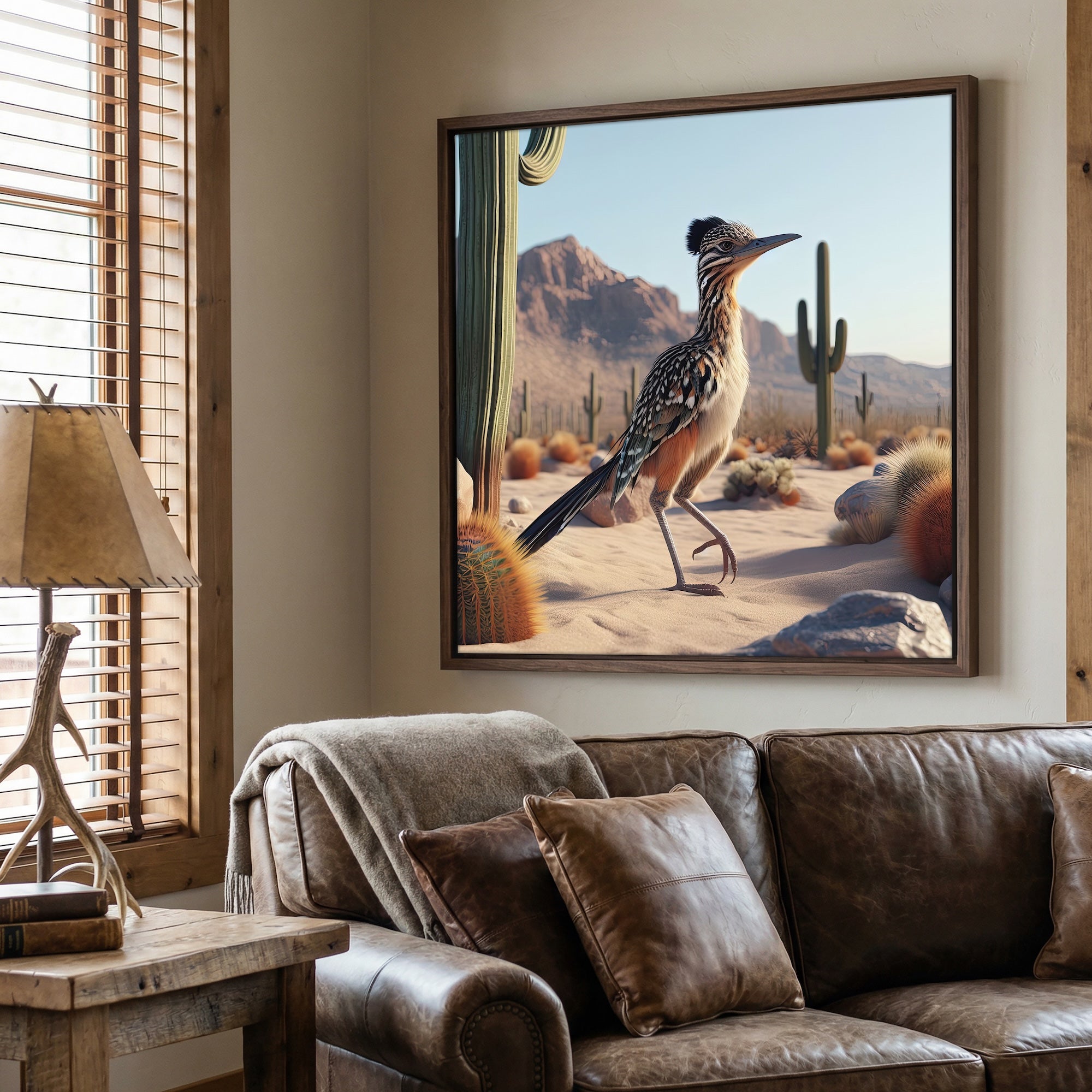 Roadrunner: Western Desert Art Print
