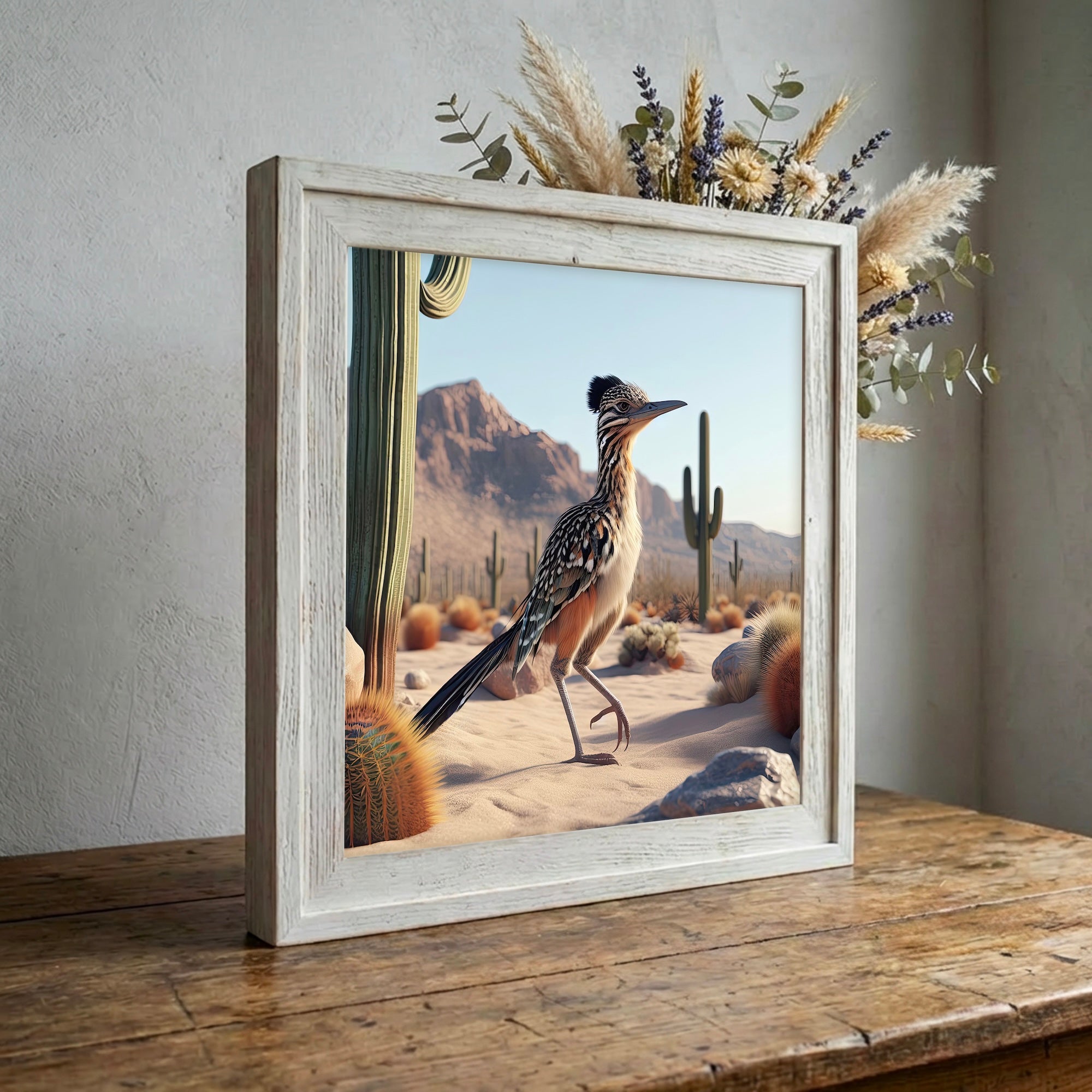 Roadrunner: Western Desert Art Print